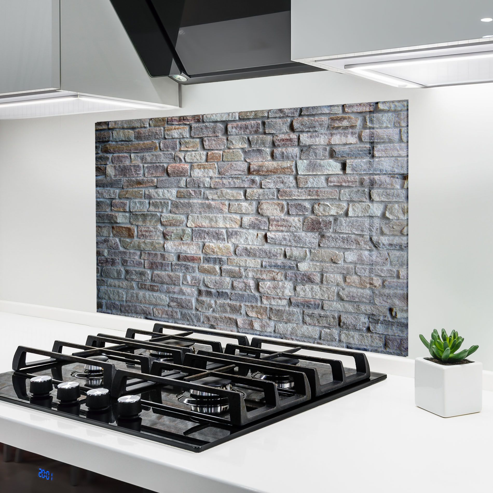 Greyish Bircks mockup 6