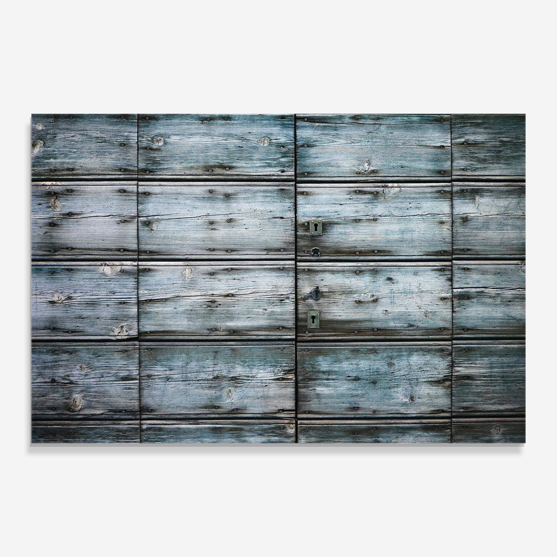 Konyhai üveg hátfal Old Wood Texture mockup 0
