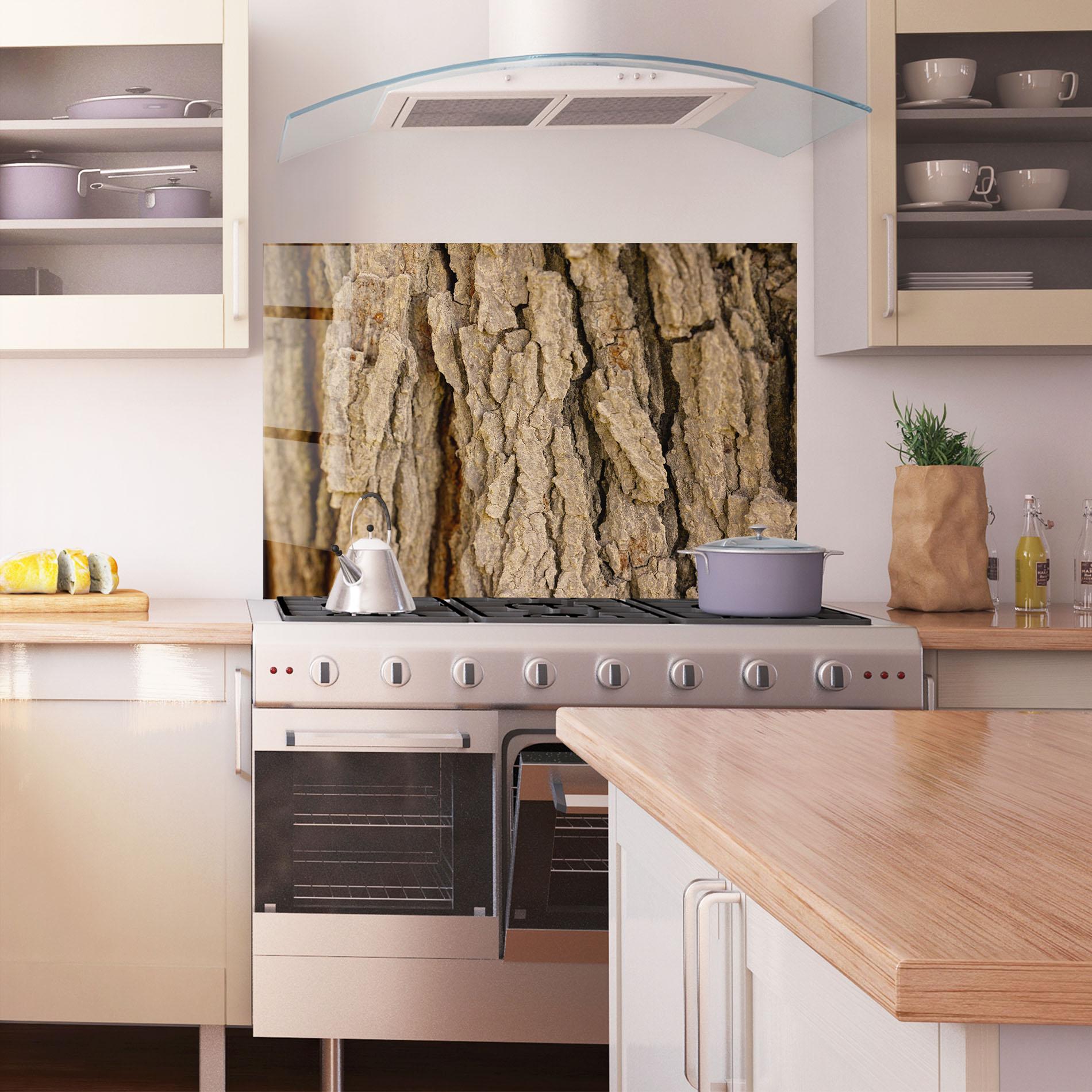 Konyhai üveg hátfal Old Wood mockup 1