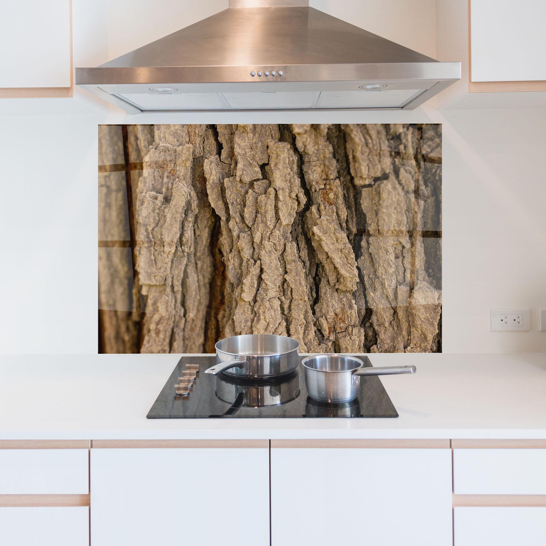 Konyhai üveg hátfal Old Wood mockup 5