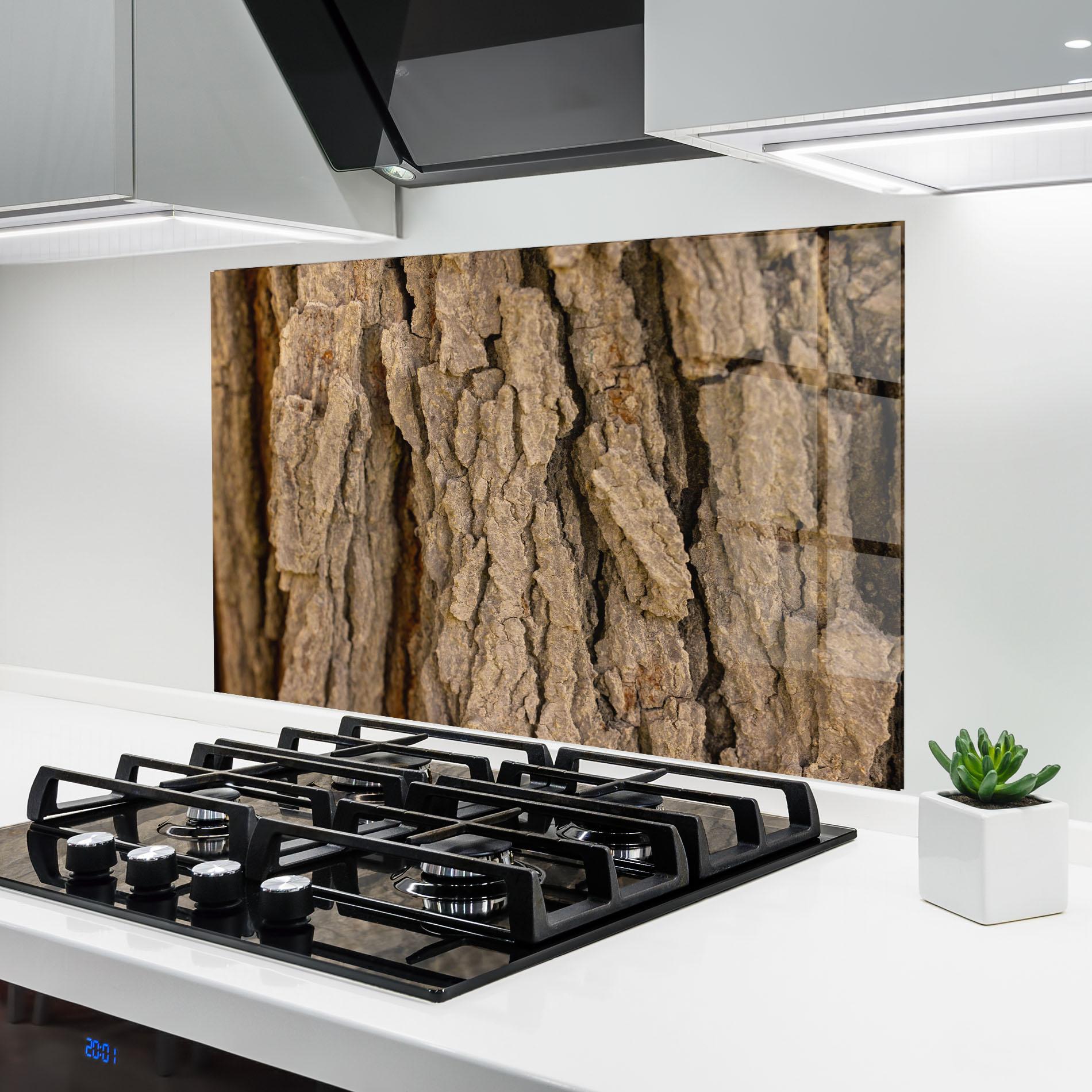 Konyhai üveg hátfal Old Wood mockup 6