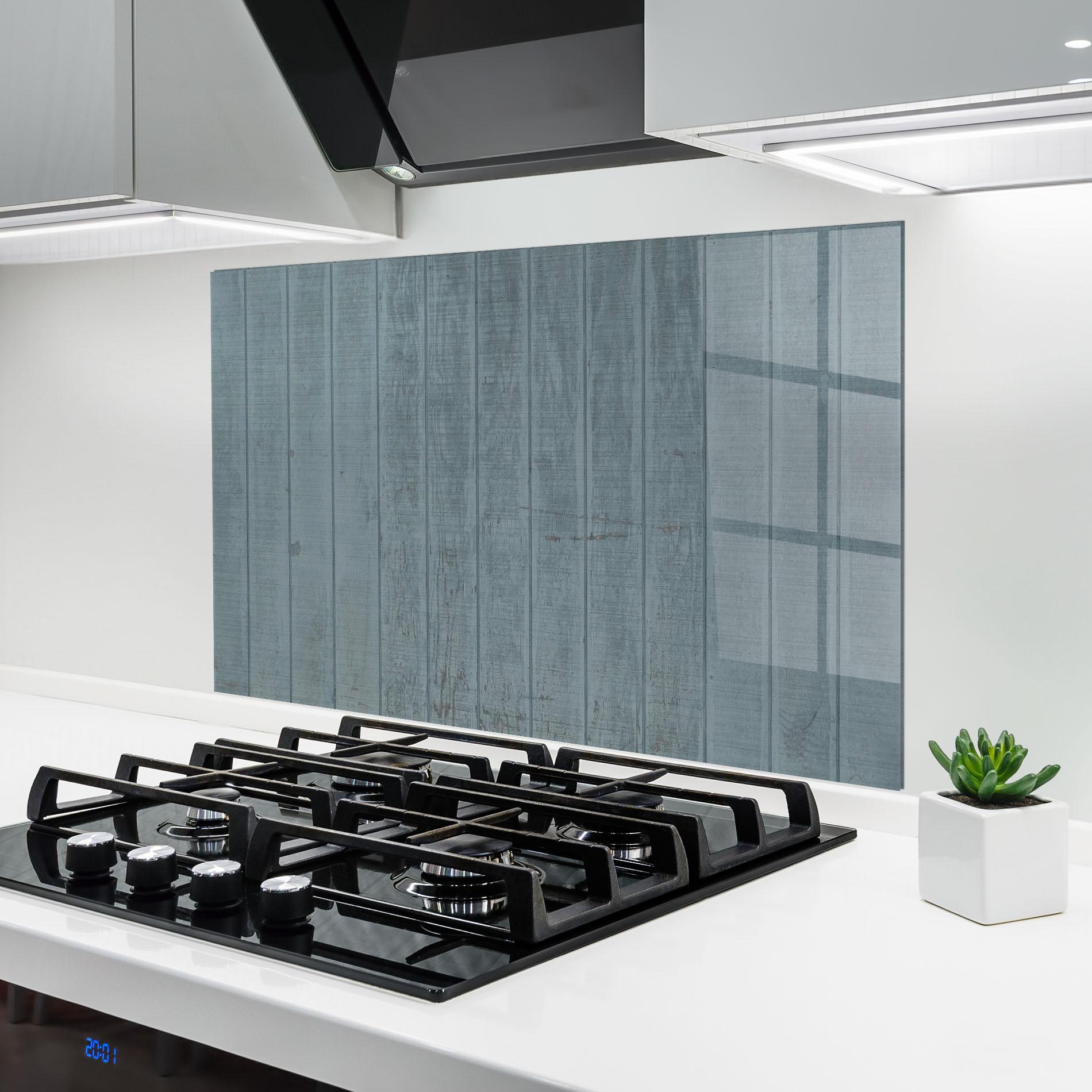 Konyhai üveg hátfal Wood Panels mockup 6