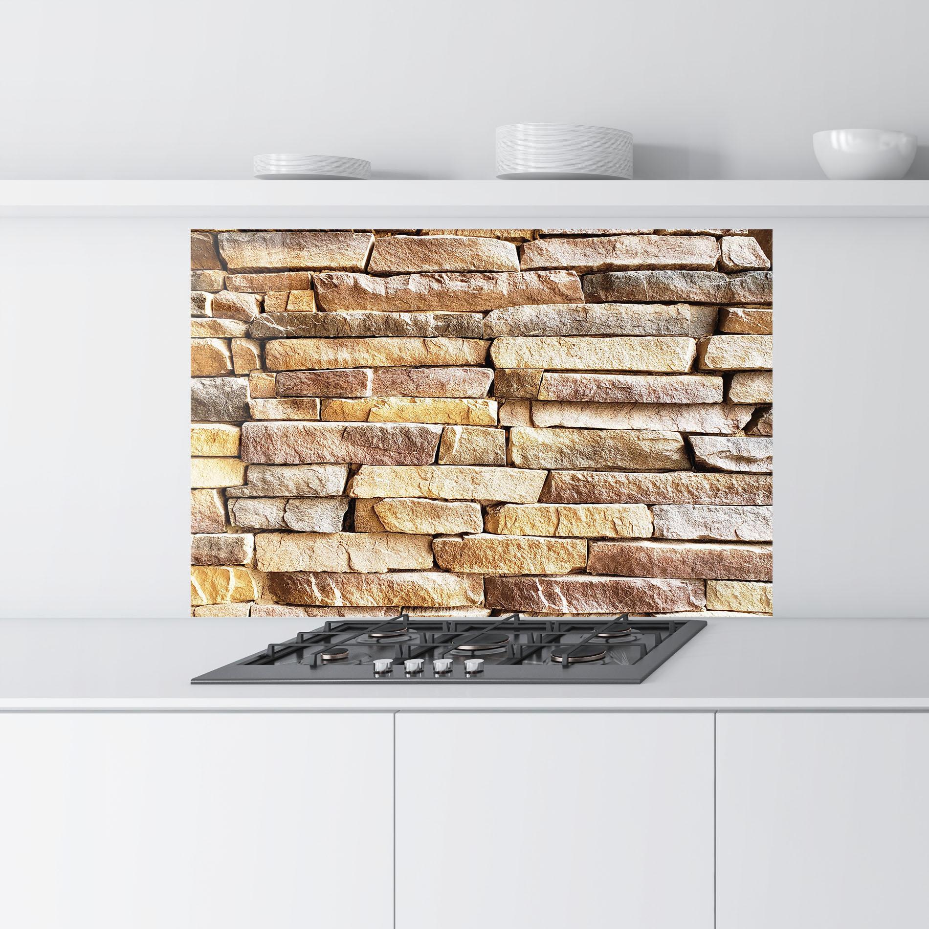 Konyhai üveg hátfal Desert Stones 2 mockup 9