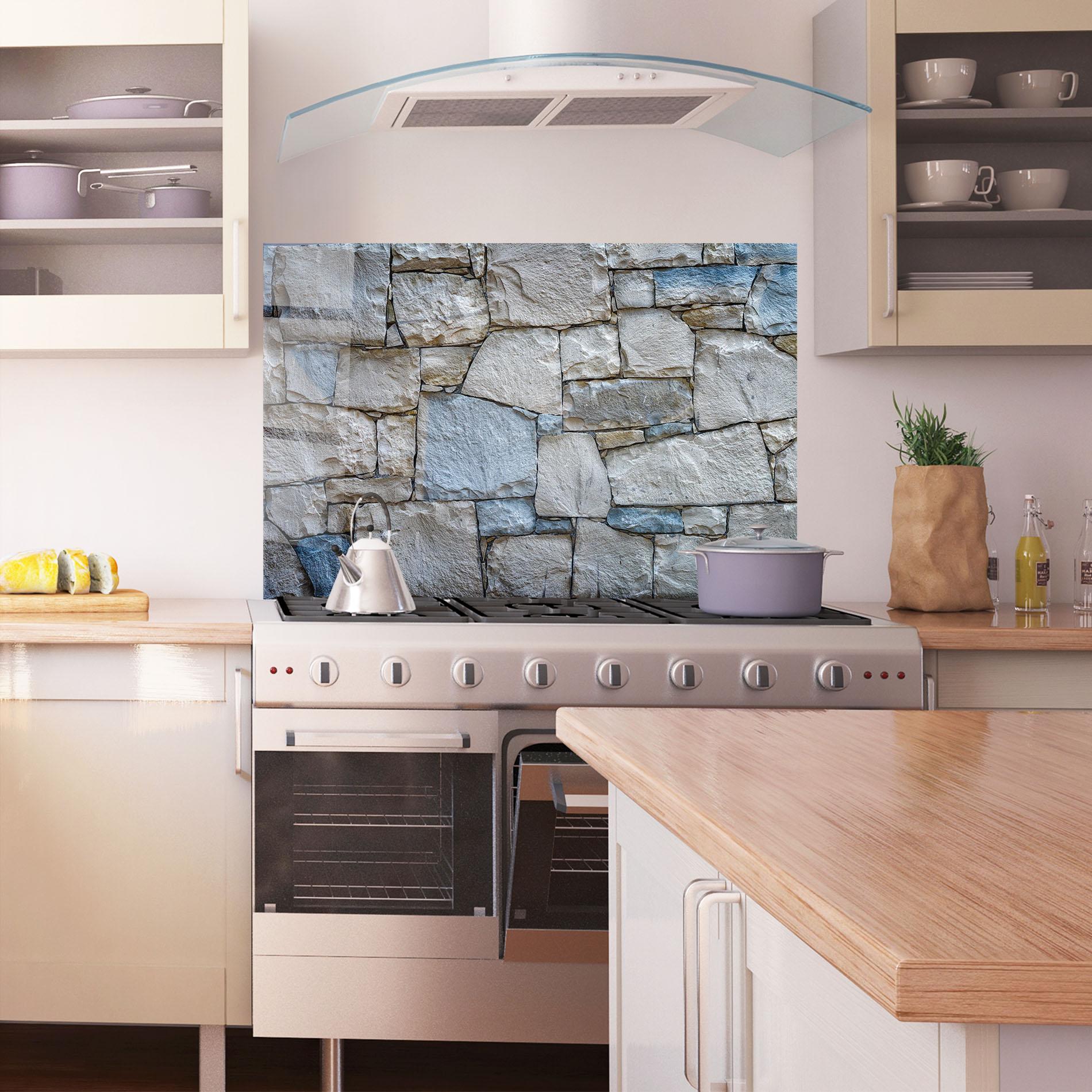 Konyhai üveg hátfal Stones In Harmony mockup 1