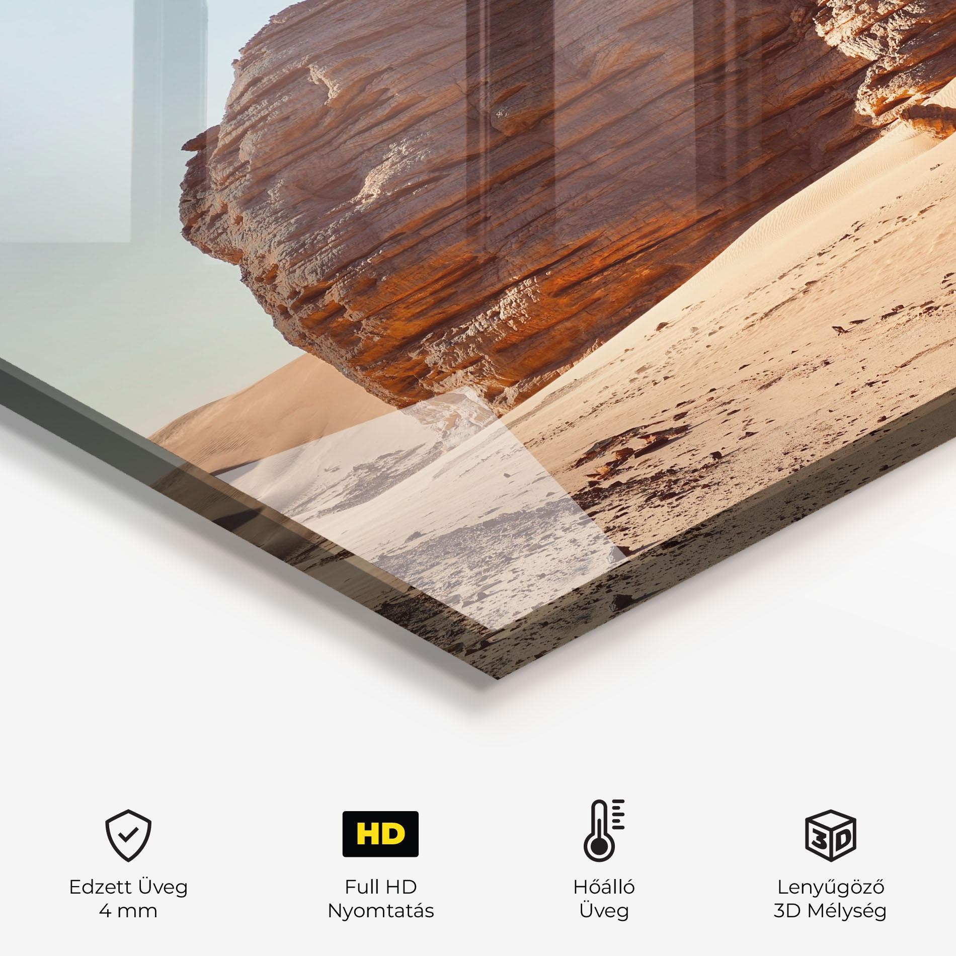 Konyhai üveg hátfal Arcade In Desert 2 mockup 2