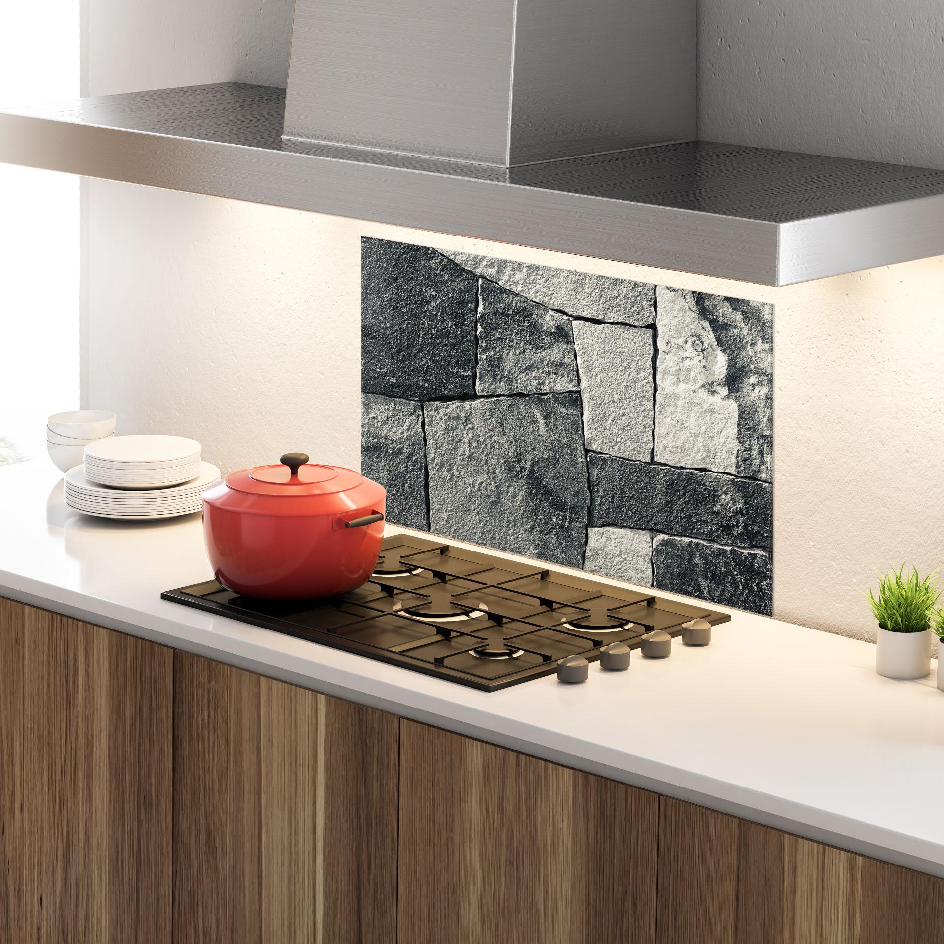 Konyhai üveg hátfal Mozaique Stones mockup 4