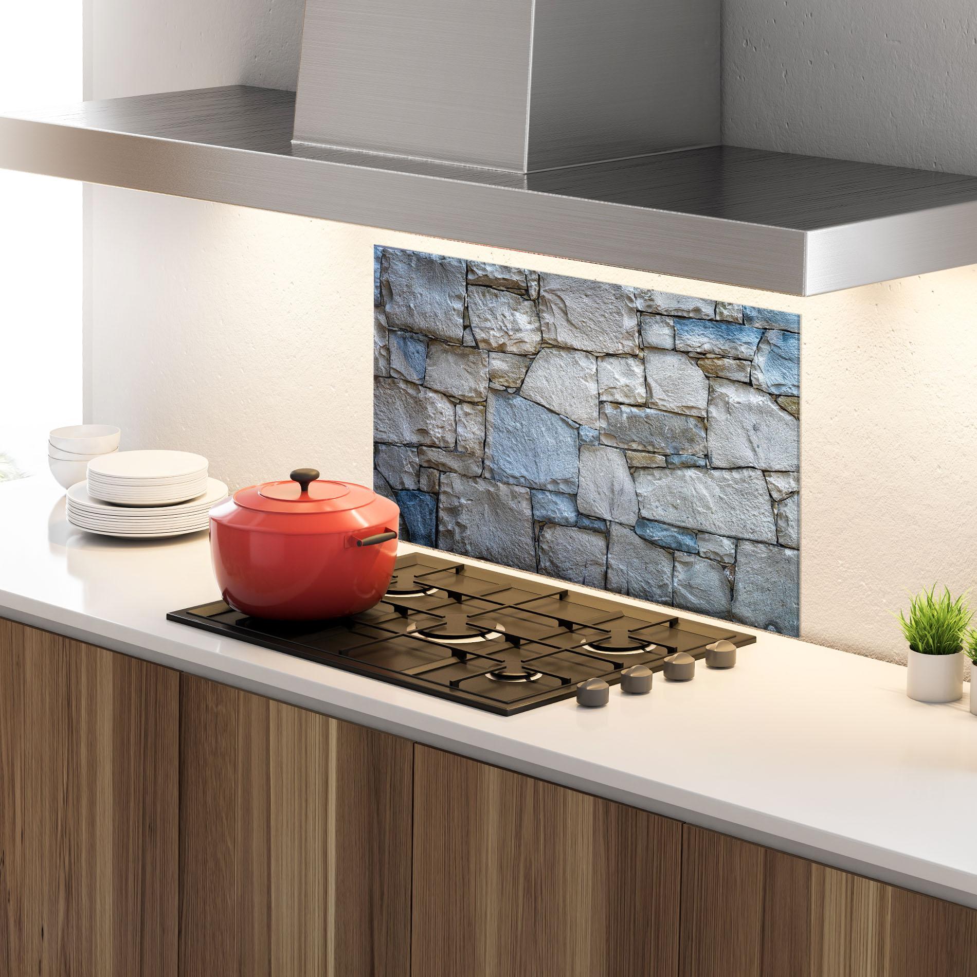 Konyhai üveg hátfal Stones In Harmony mockup 4