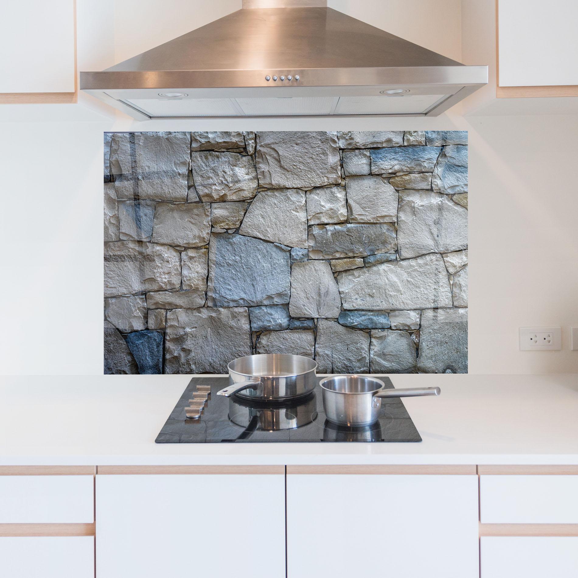 Konyhai üveg hátfal Stones In Harmony mockup 5