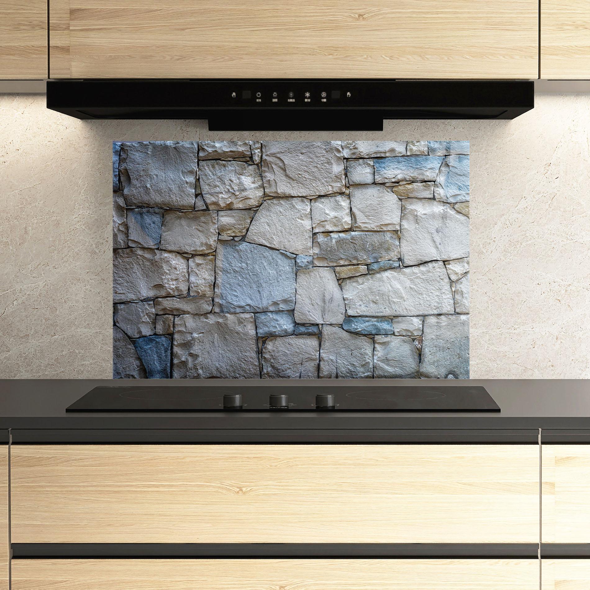 Konyhai üveg hátfal Stones In Harmony mockup 3