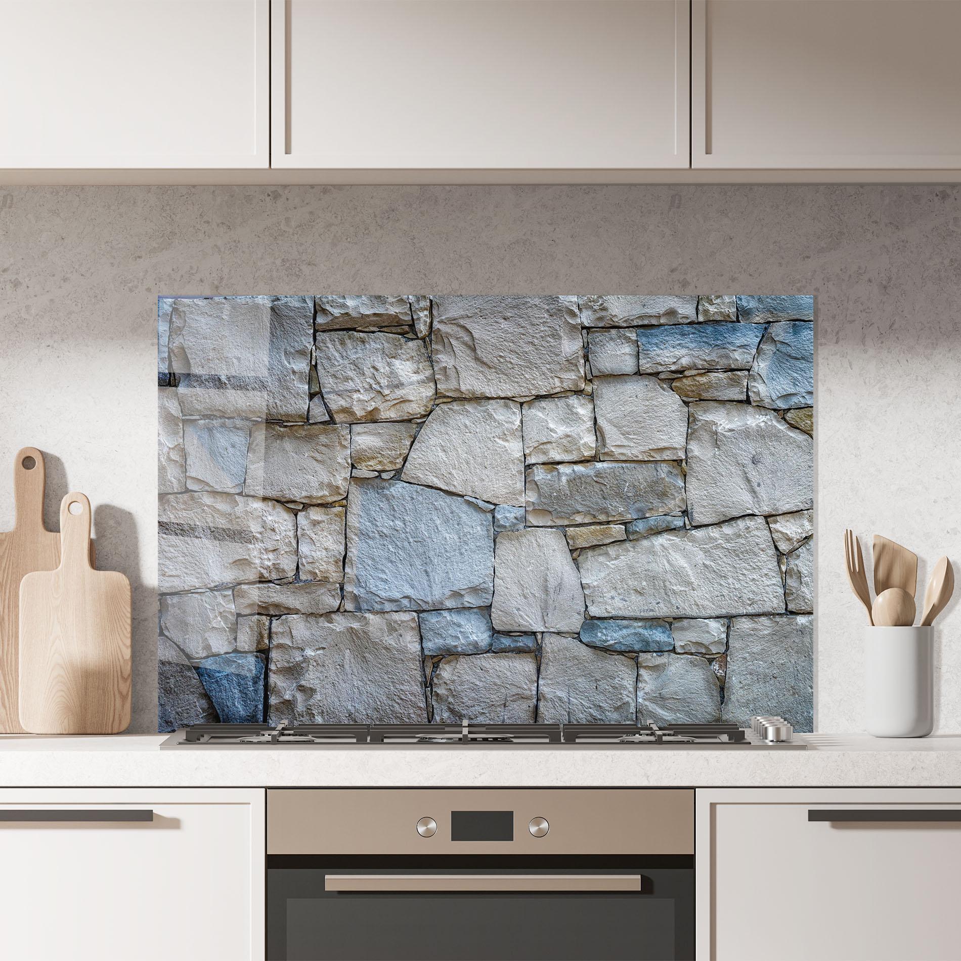 Konyhai üveg hátfal Stones In Harmony mockup 7