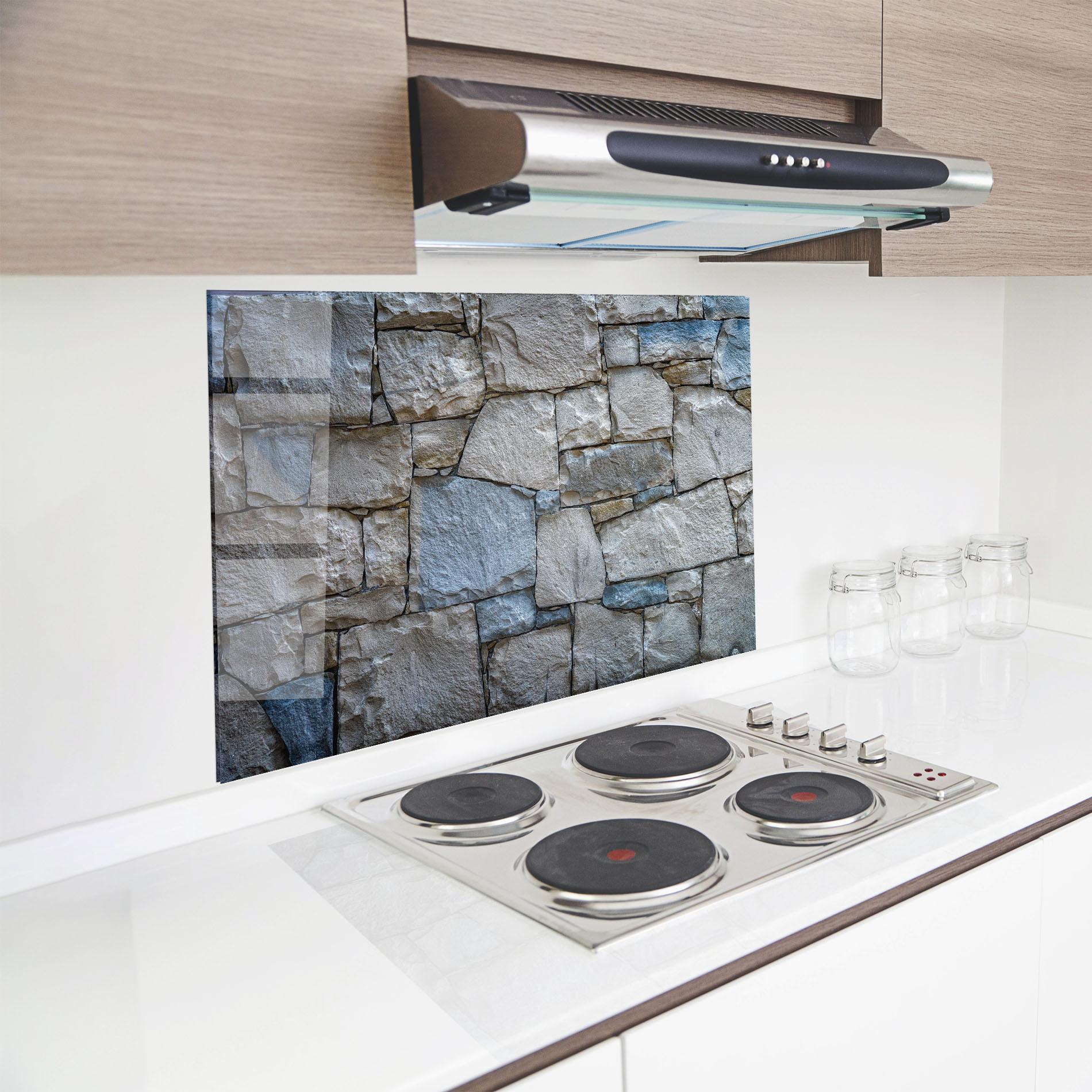 Konyhai üveg hátfal Stones In Harmony mockup 8