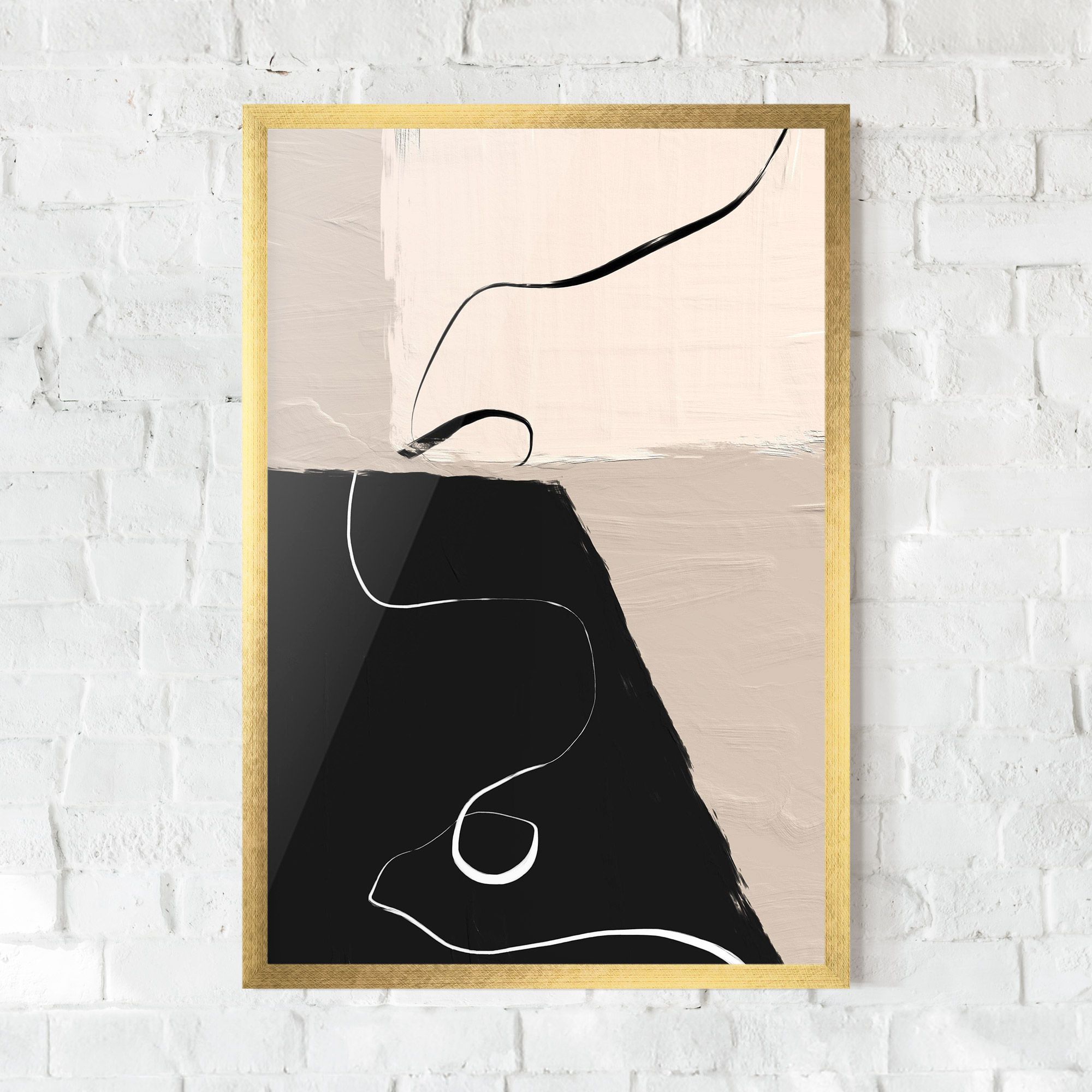 Black Brushstrokes mockup 0