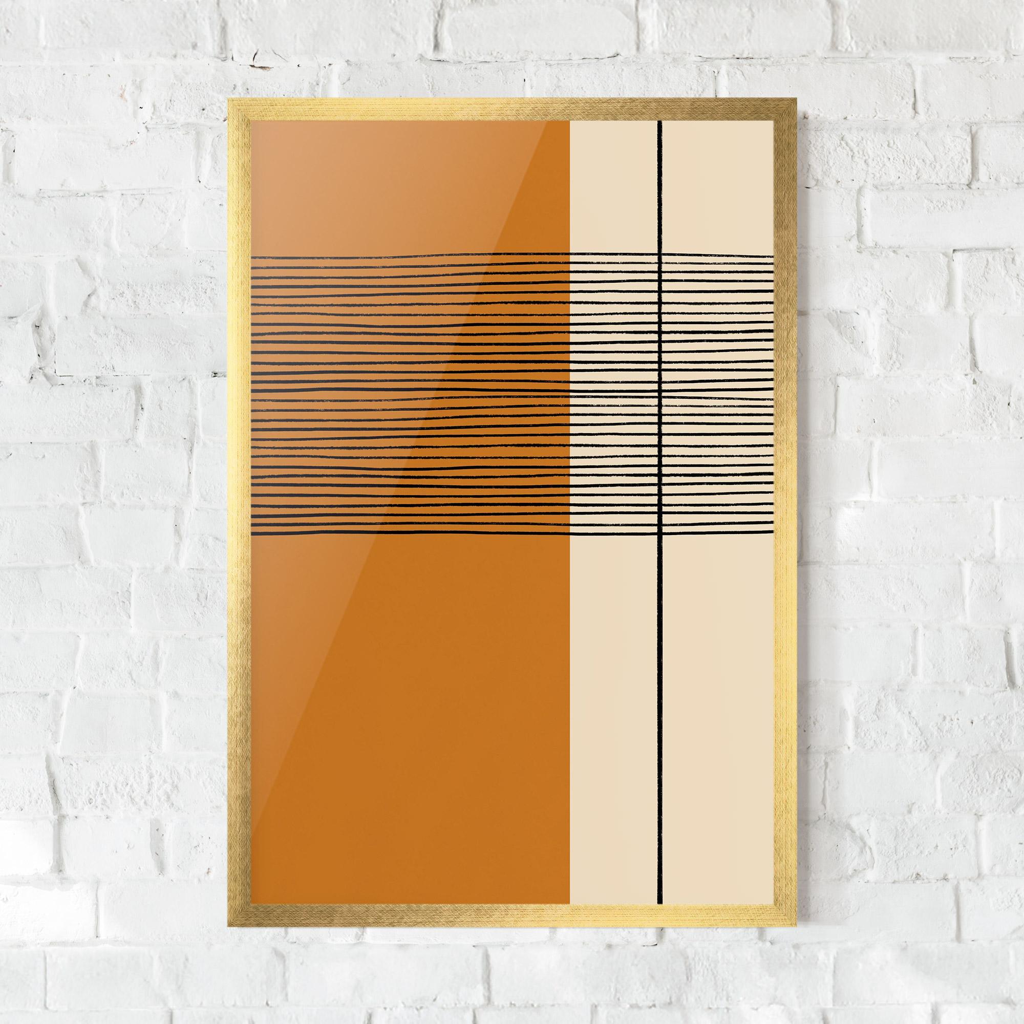 Keretezett Poszter Scandinavian Painting mockup 0