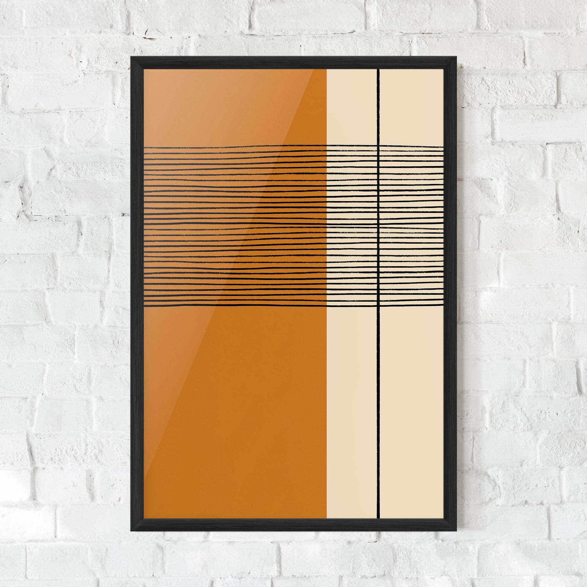 Keretezett Poszter Scandinavian Painting mockup 0