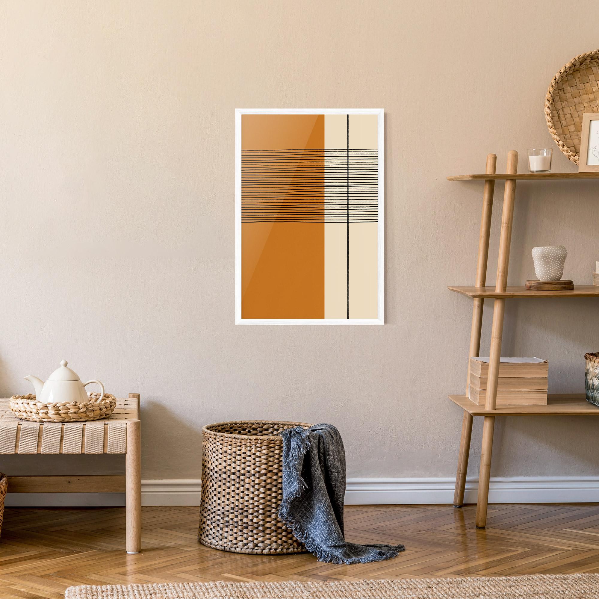 Keretezett Poszter Scandinavian Painting mockup 9