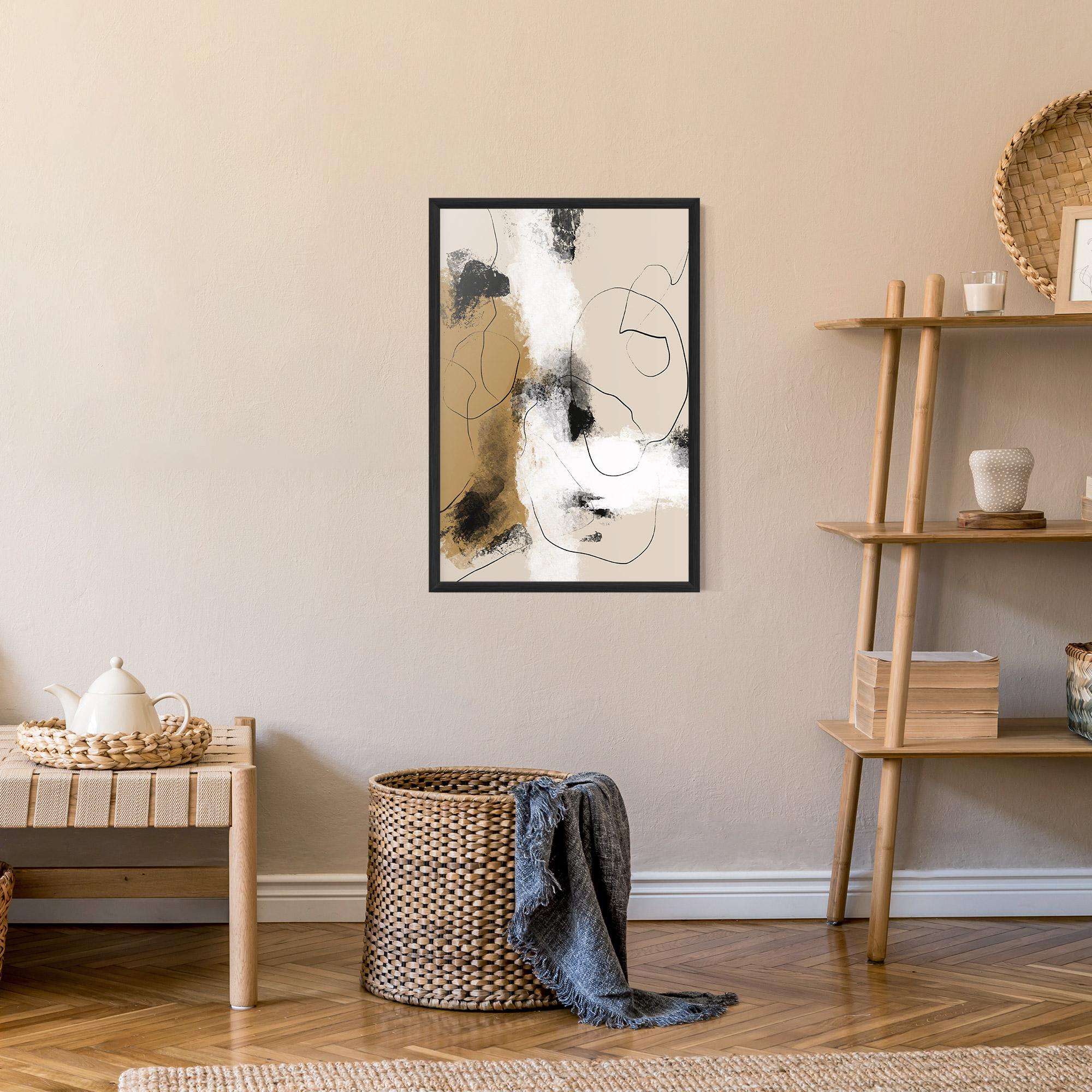 Keretezett Poszter Unique Acrylic Paintings mockup 9