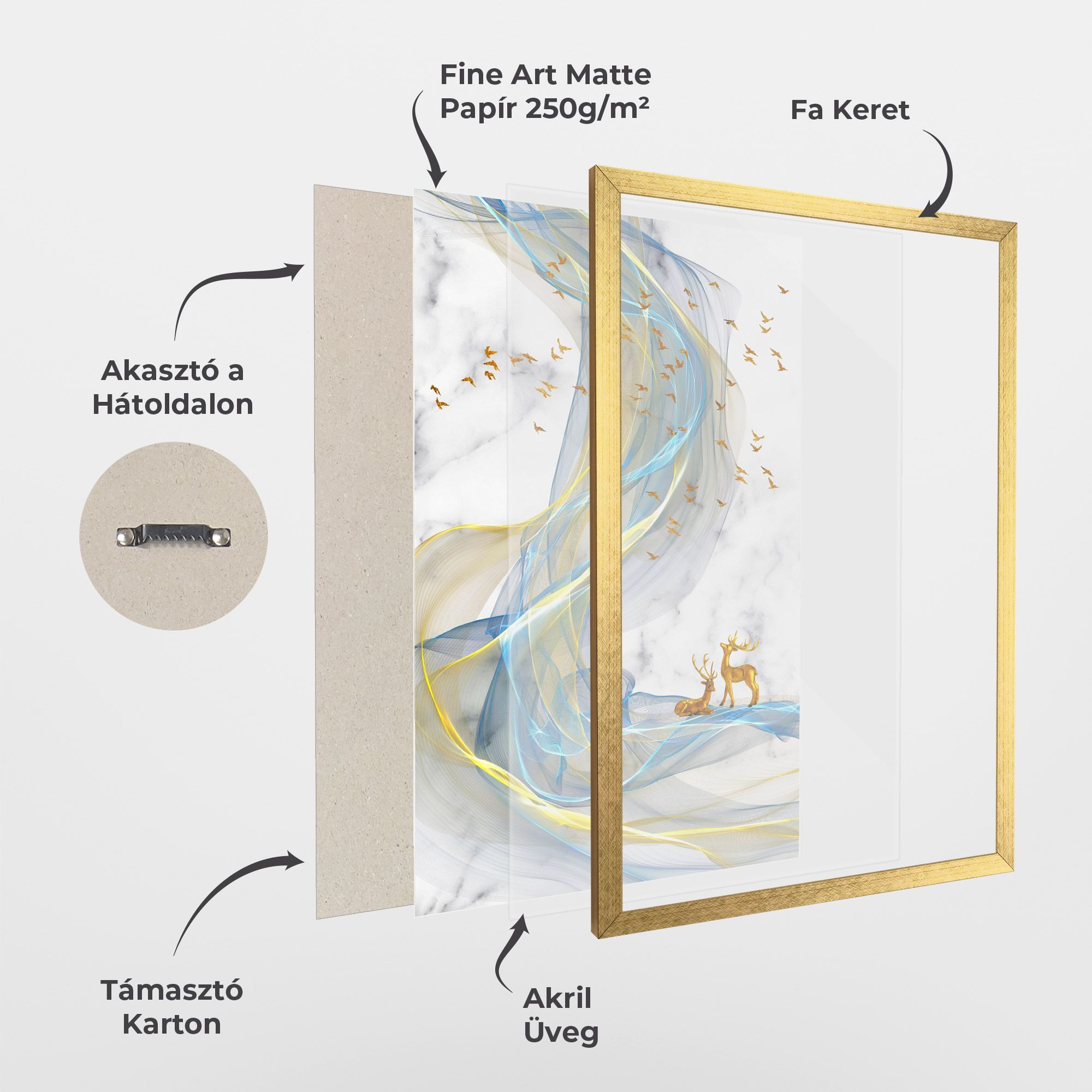 Abstract Golden Landscape 2 mockup 1