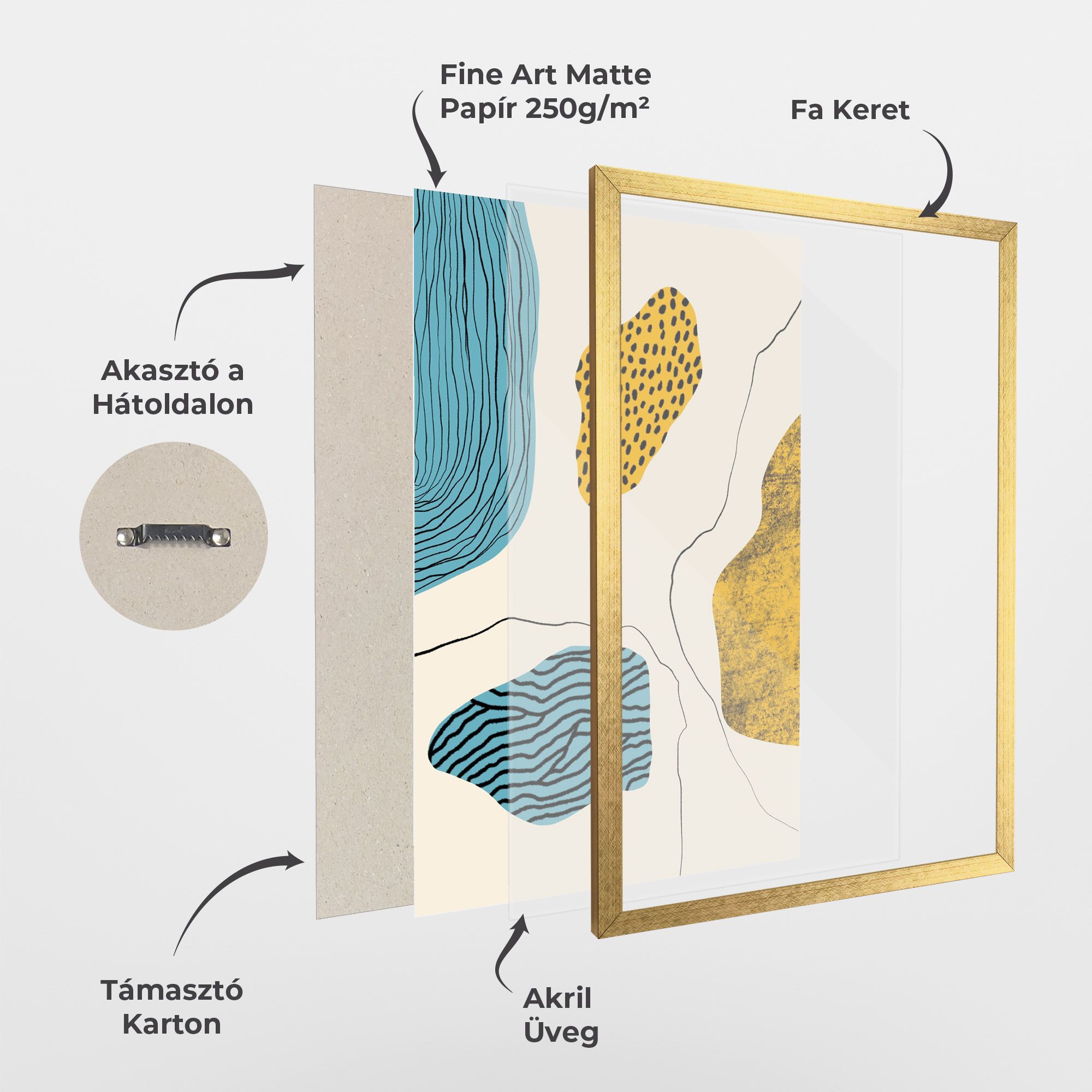 Abstract Lines On Blue mockup 1