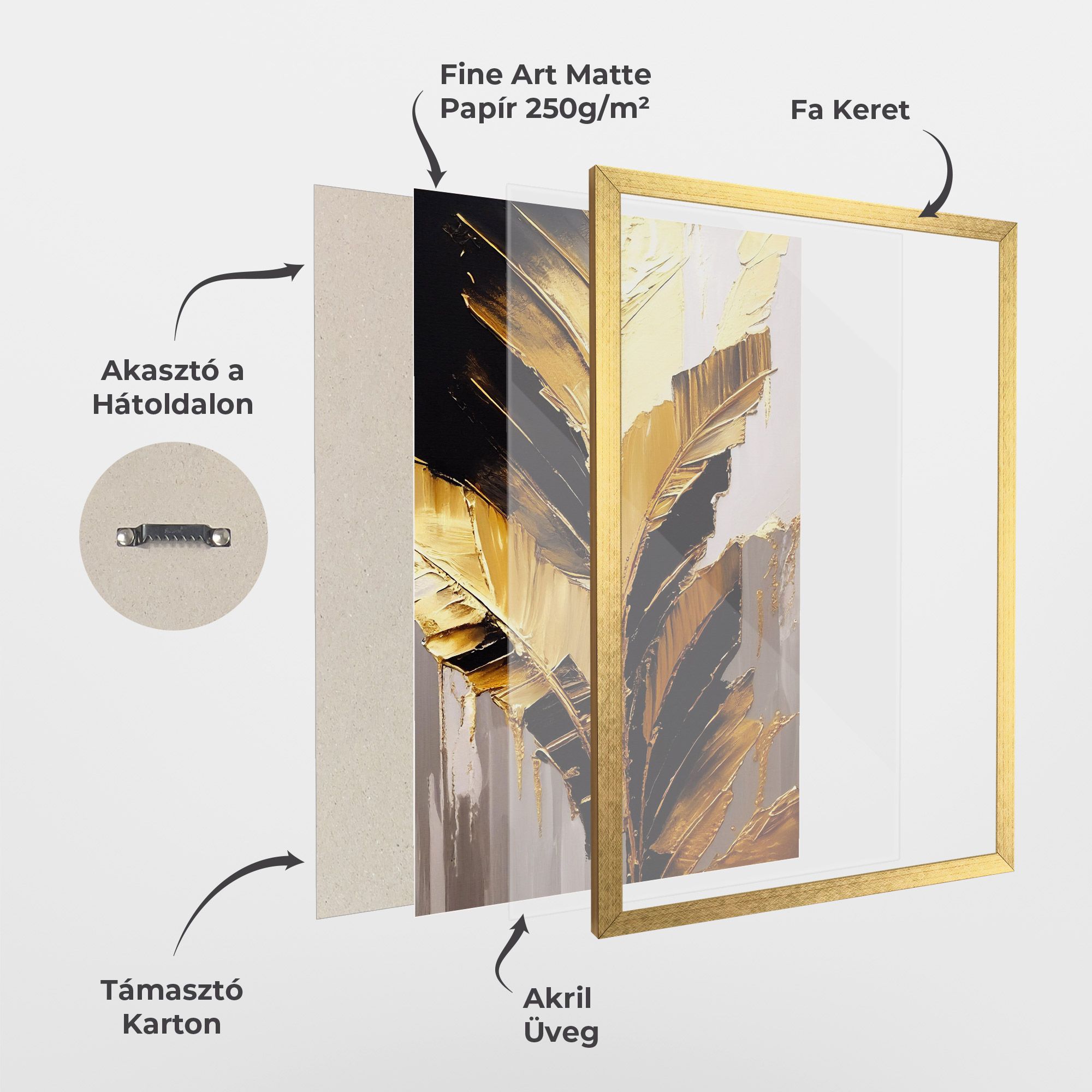 Balck With Gold Leafs mockup 1