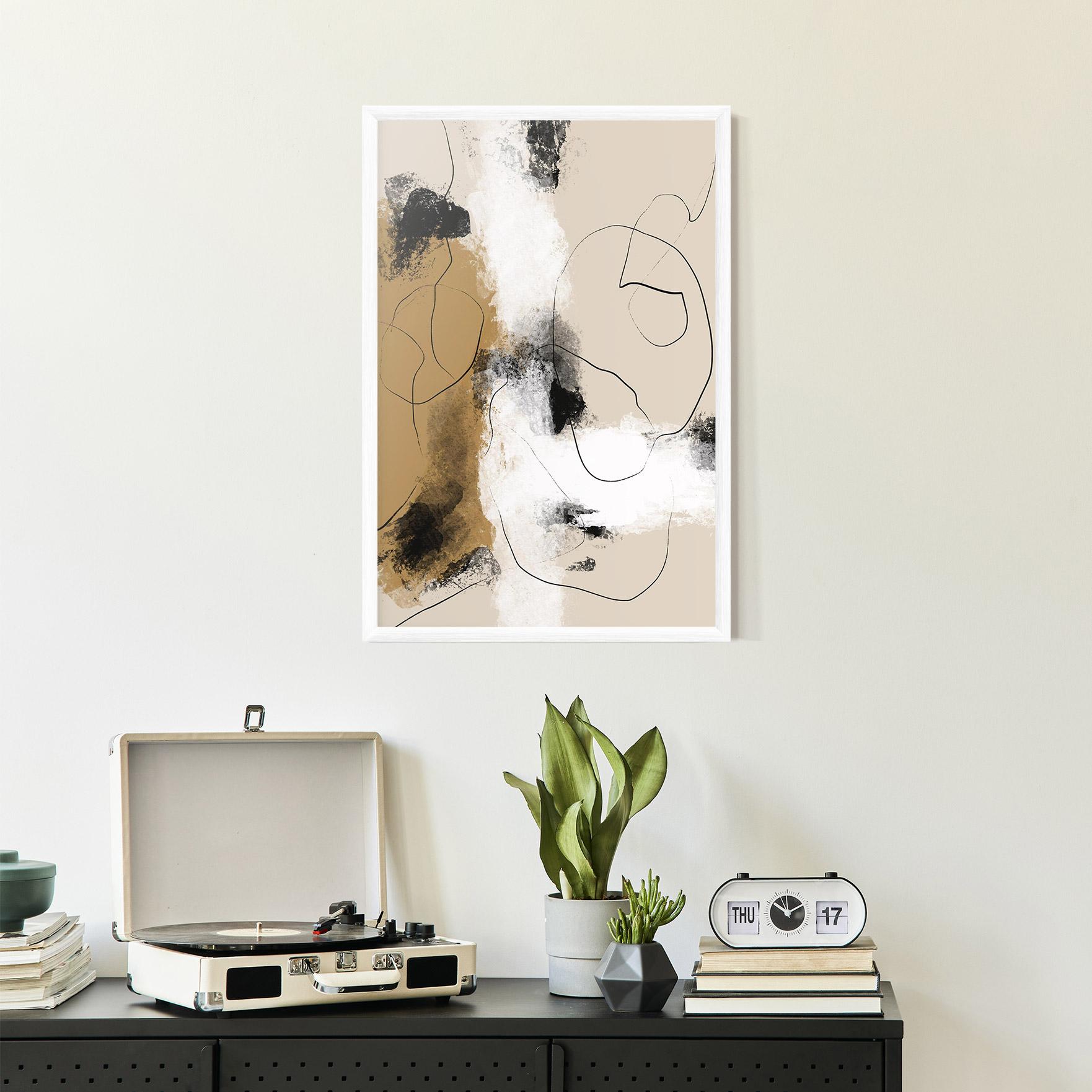 Keretezett Poszter Unique Acrylic Paintings mockup 2