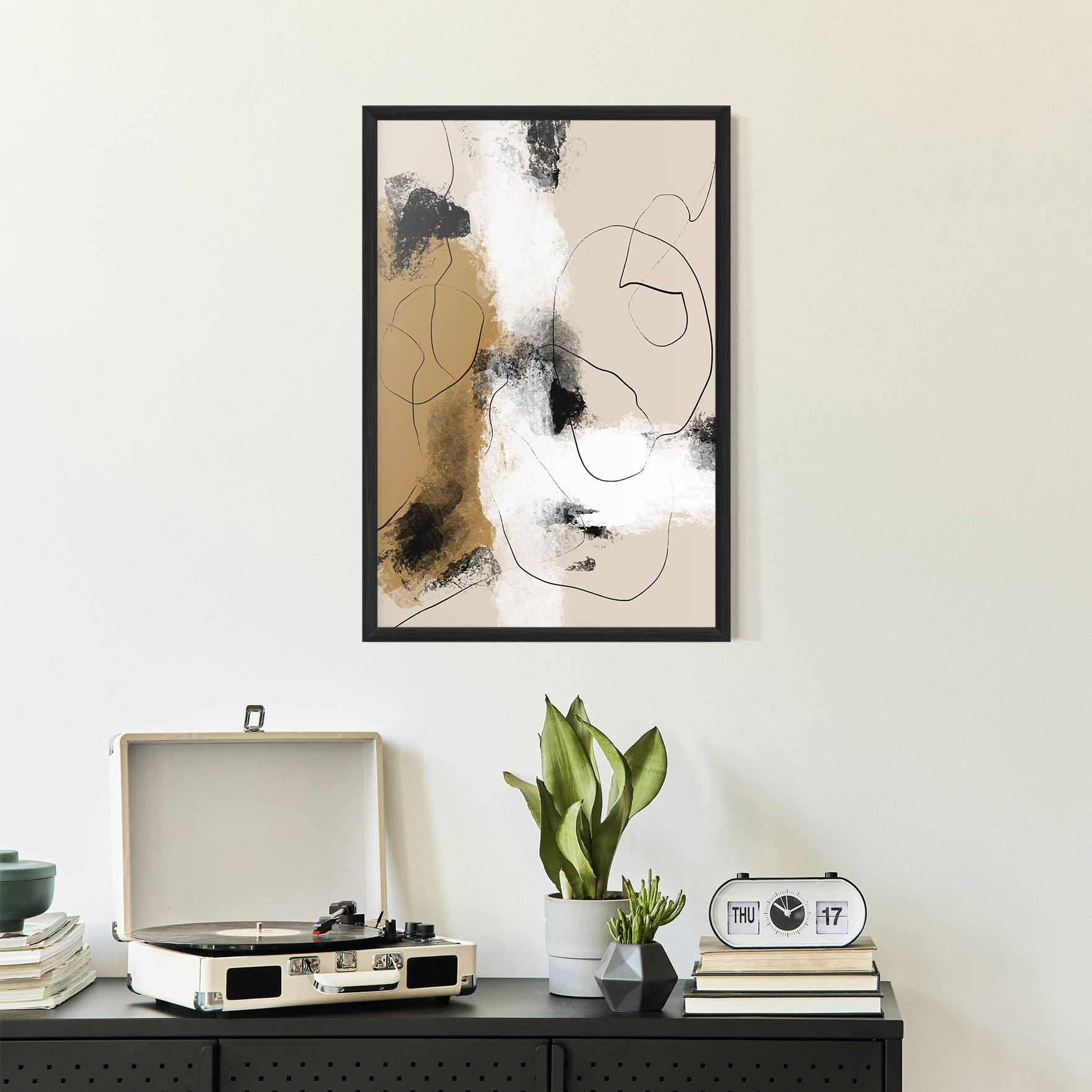 Keretezett Poszter Unique Acrylic Paintings mockup 2