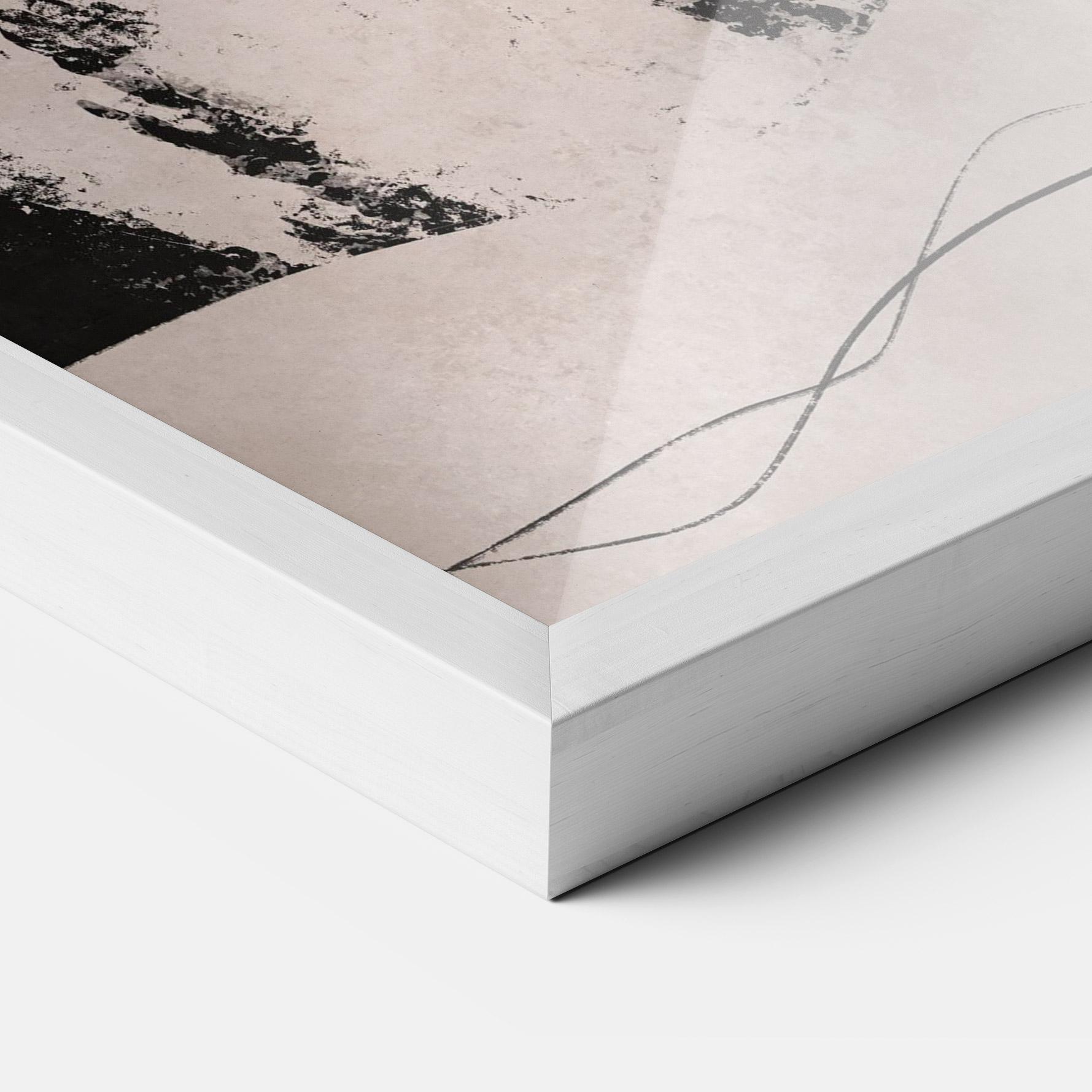 Keretezett Poszter Modern Brushstrokes mockup 3