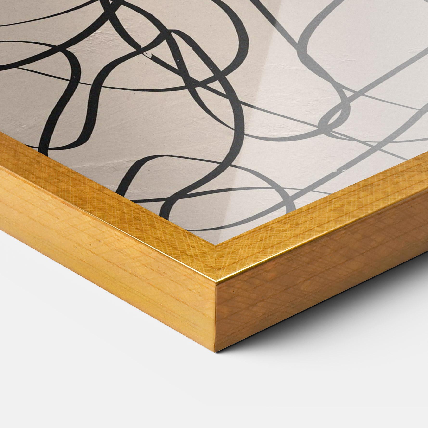 Keretezett Poszter Hand Painted Pattern mockup 3