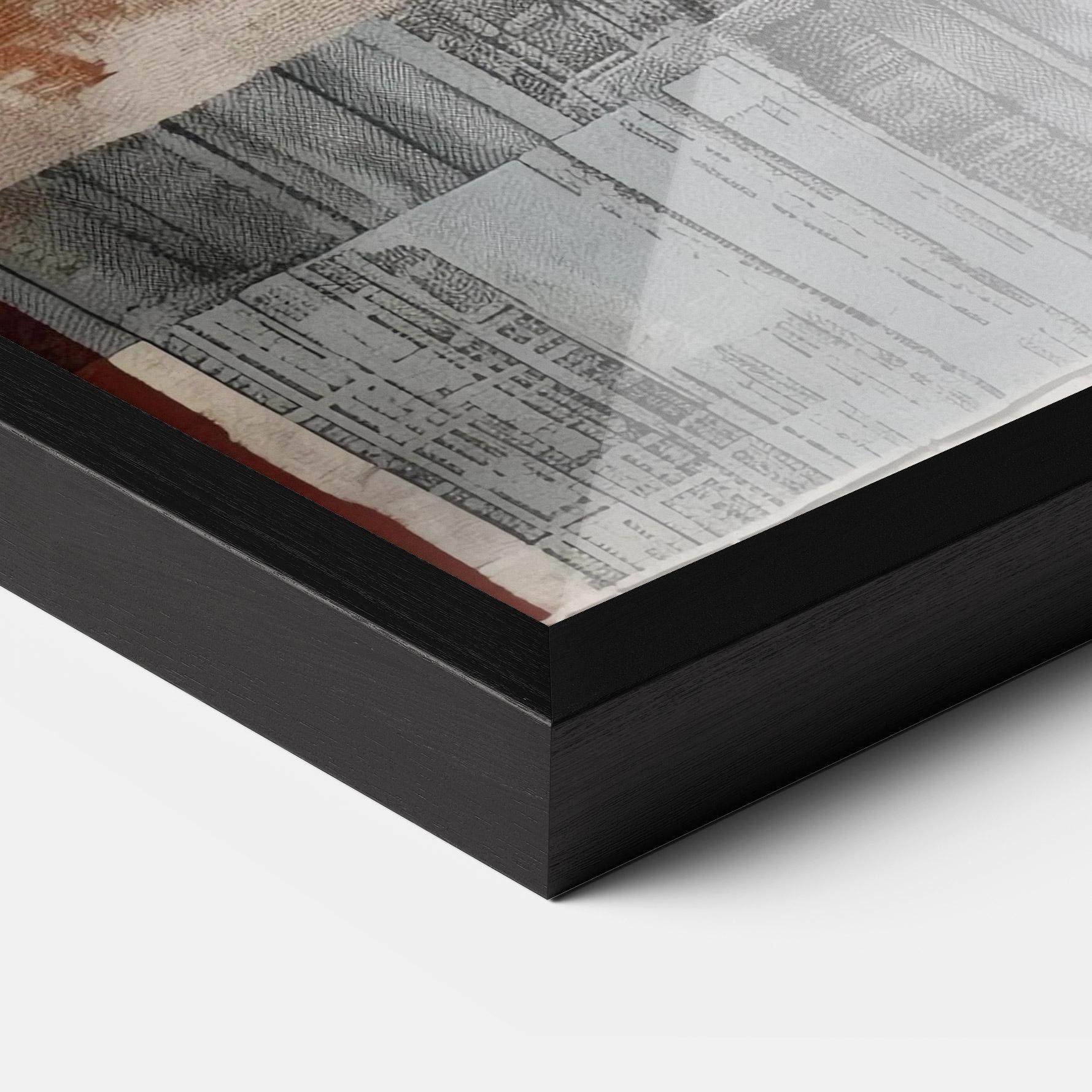 Keretezett Poszter Abstract Painting mockup 3