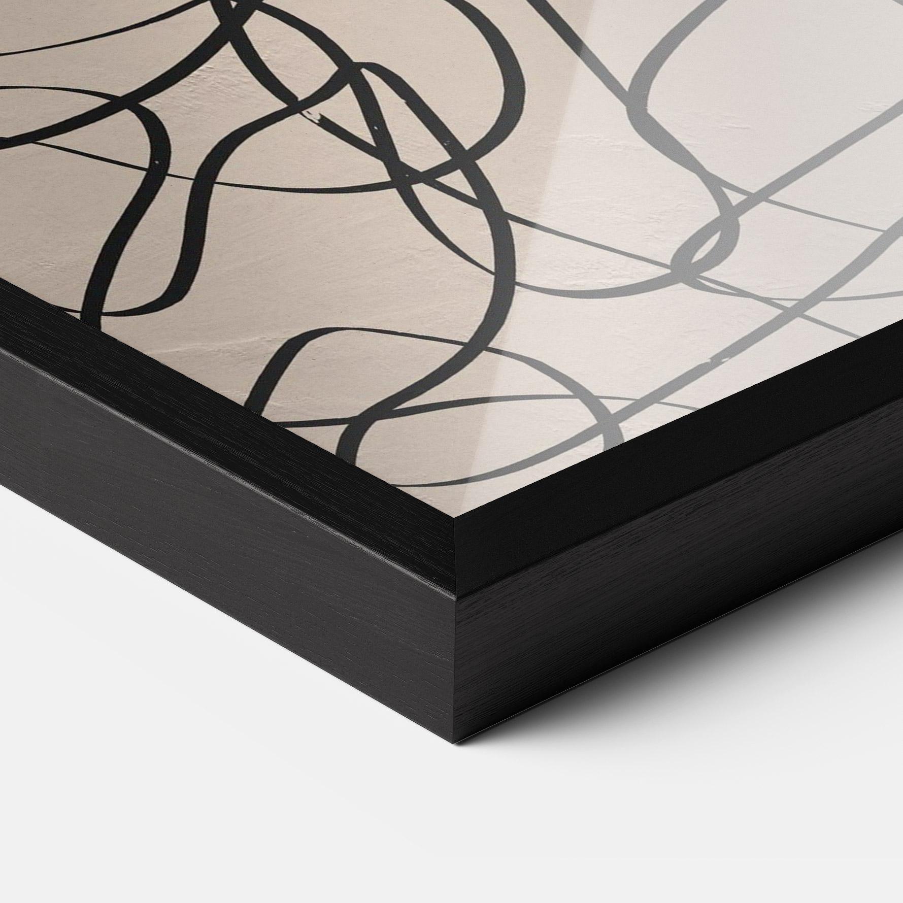 Keretezett Poszter Hand Painted Pattern mockup 3