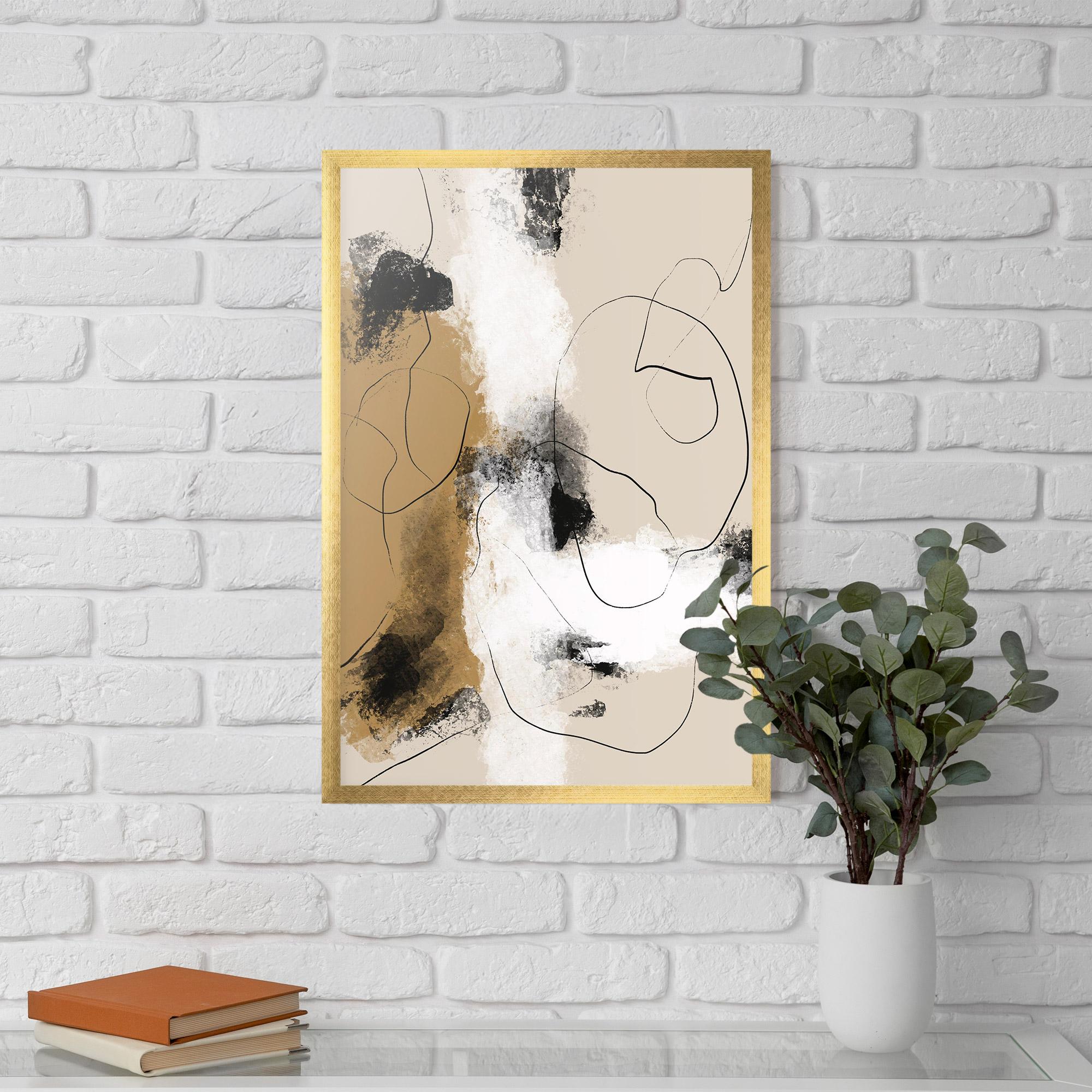 Keretezett Poszter Unique Acrylic Paintings mockup 5