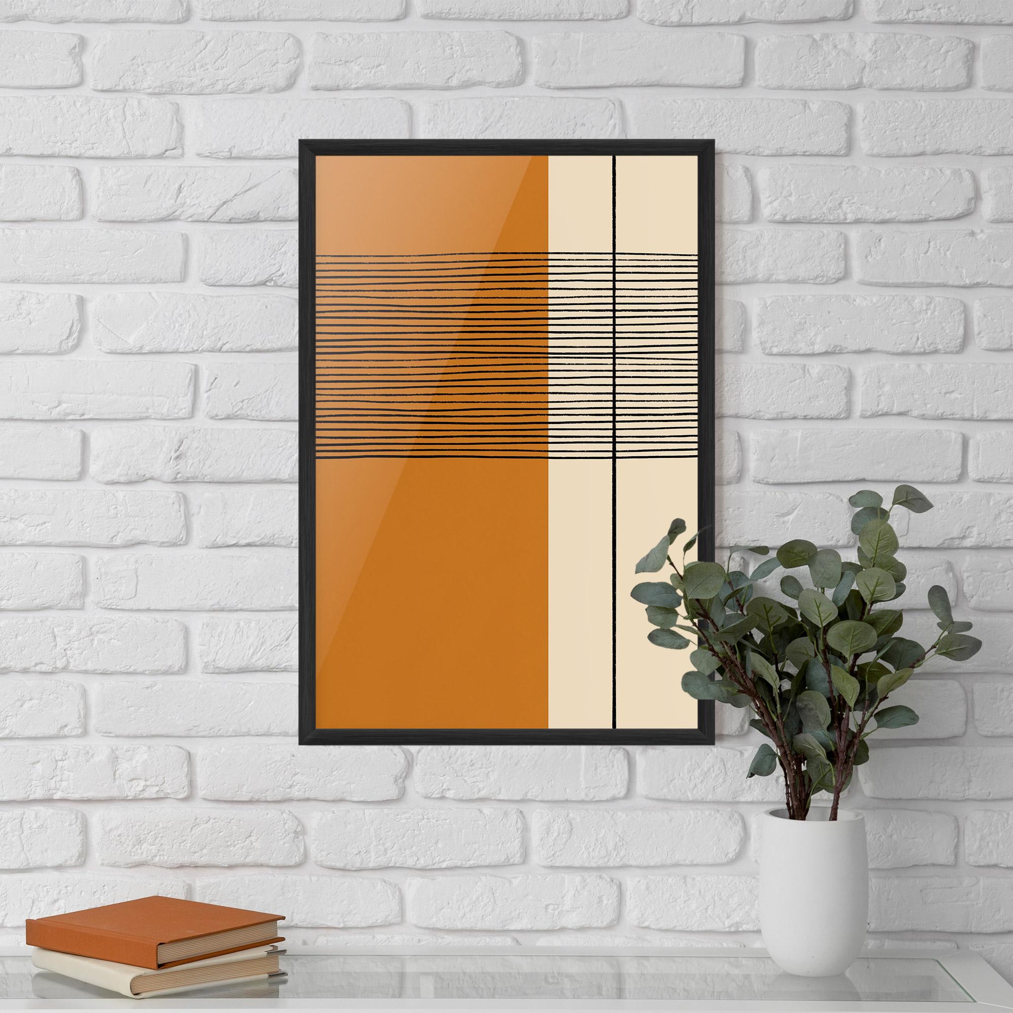 Keretezett Poszter Scandinavian Painting mockup 5