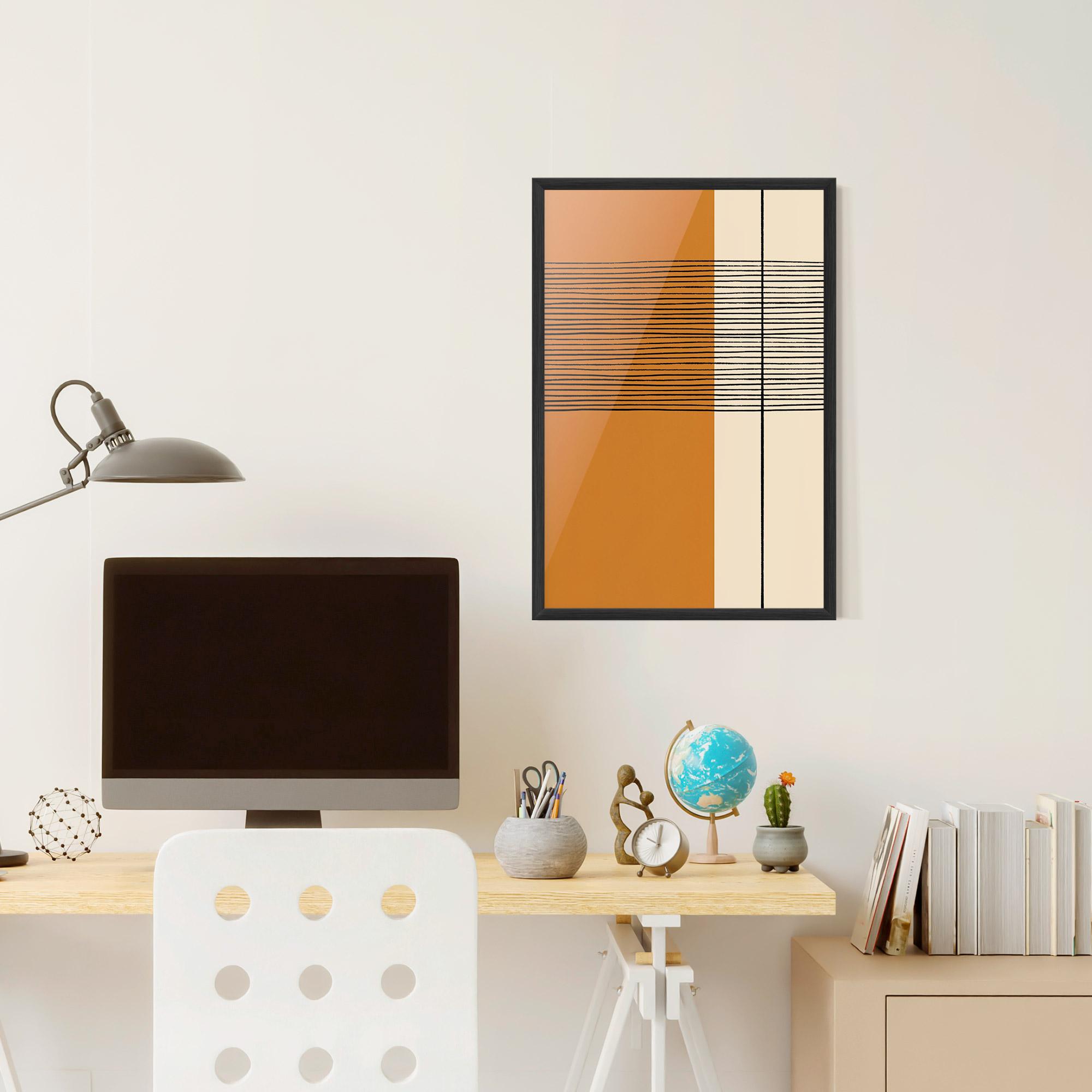 Keretezett Poszter Scandinavian Painting mockup 6