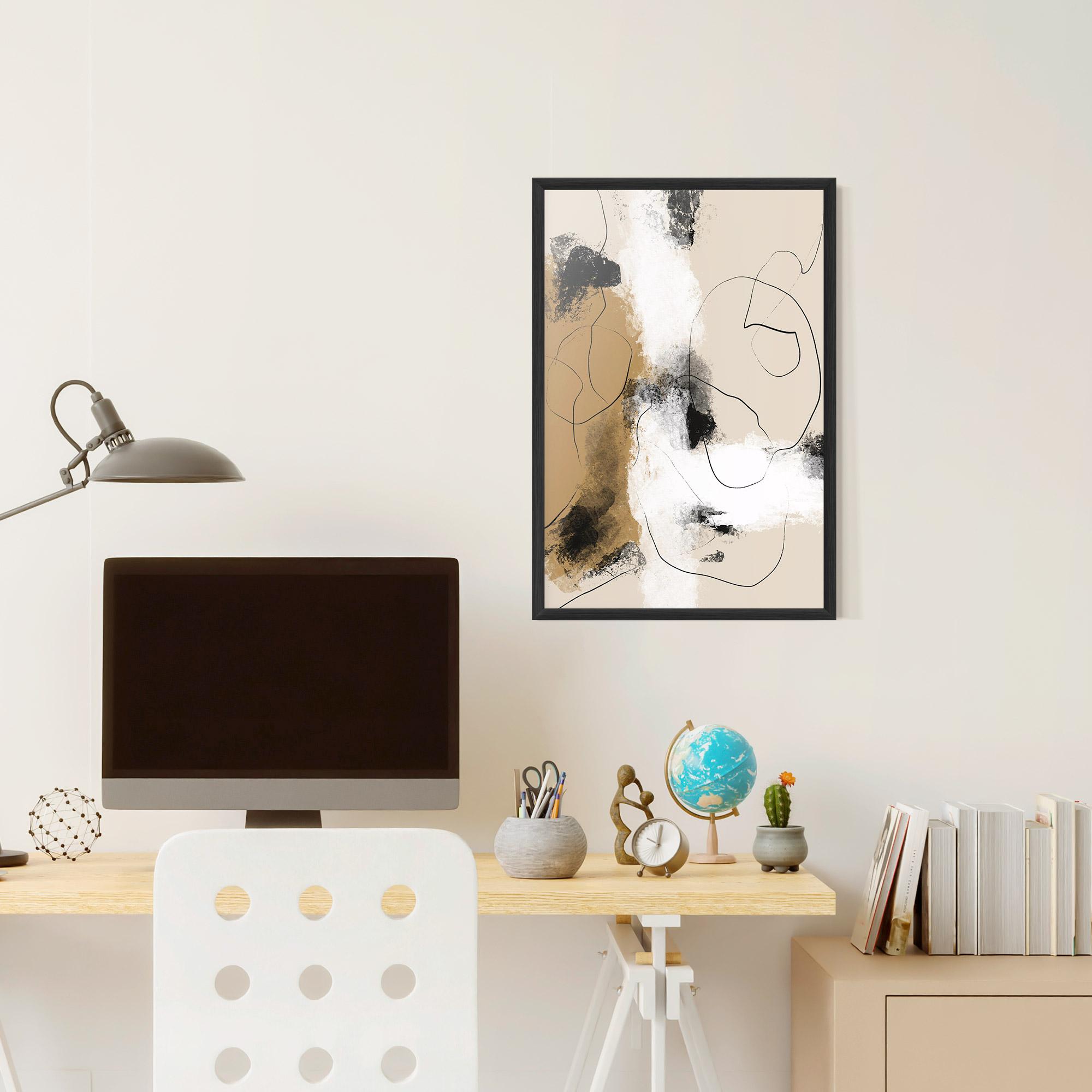 Keretezett Poszter Unique Acrylic Paintings mockup 6