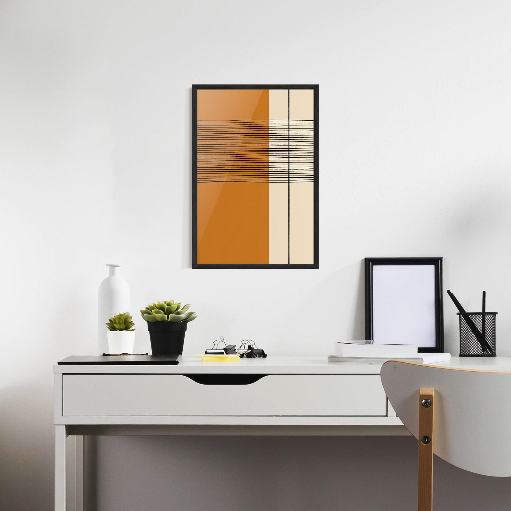 Keretezett Poszter Scandinavian Painting mockup 7