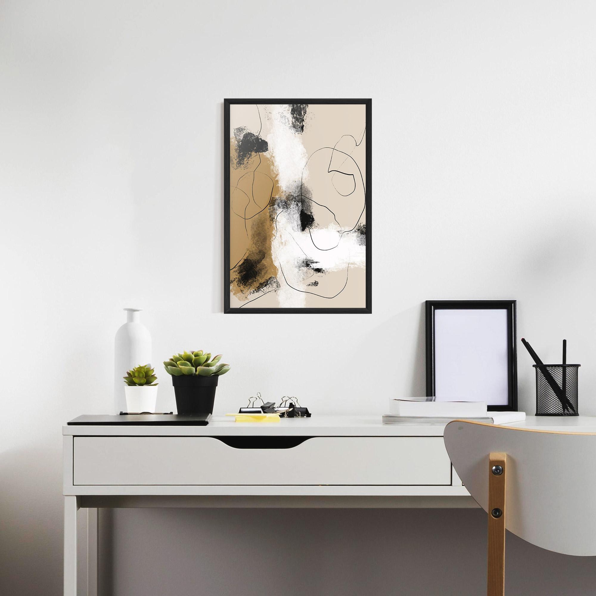 Keretezett Poszter Unique Acrylic Paintings mockup 7