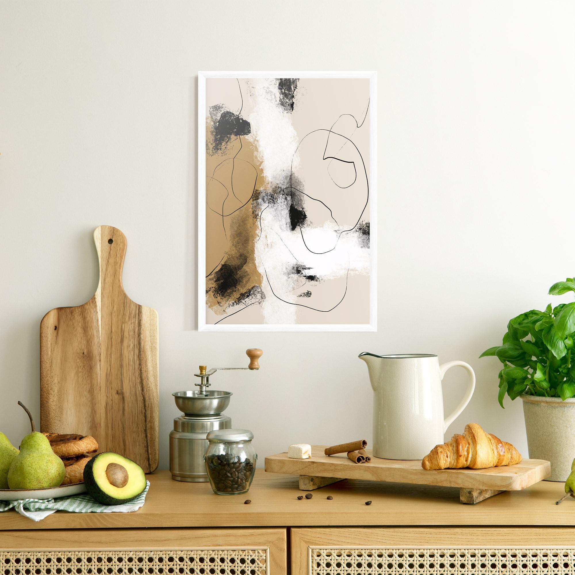 Keretezett Poszter Unique Acrylic Paintings mockup 8