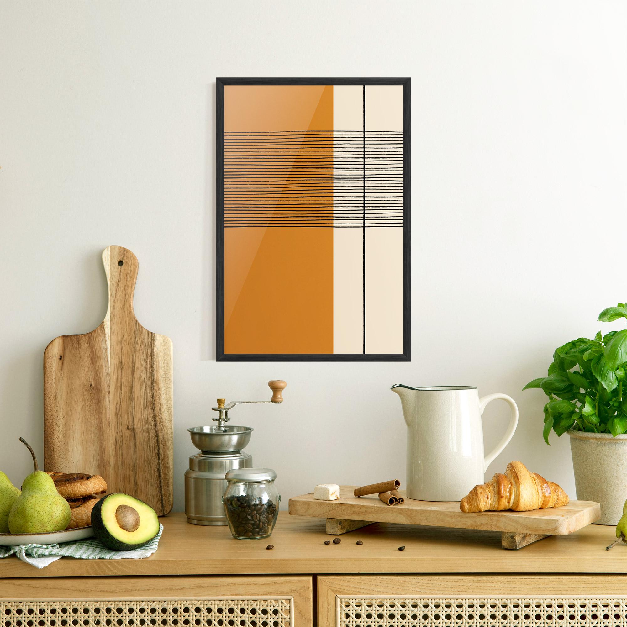 Keretezett Poszter Scandinavian Painting mockup 8