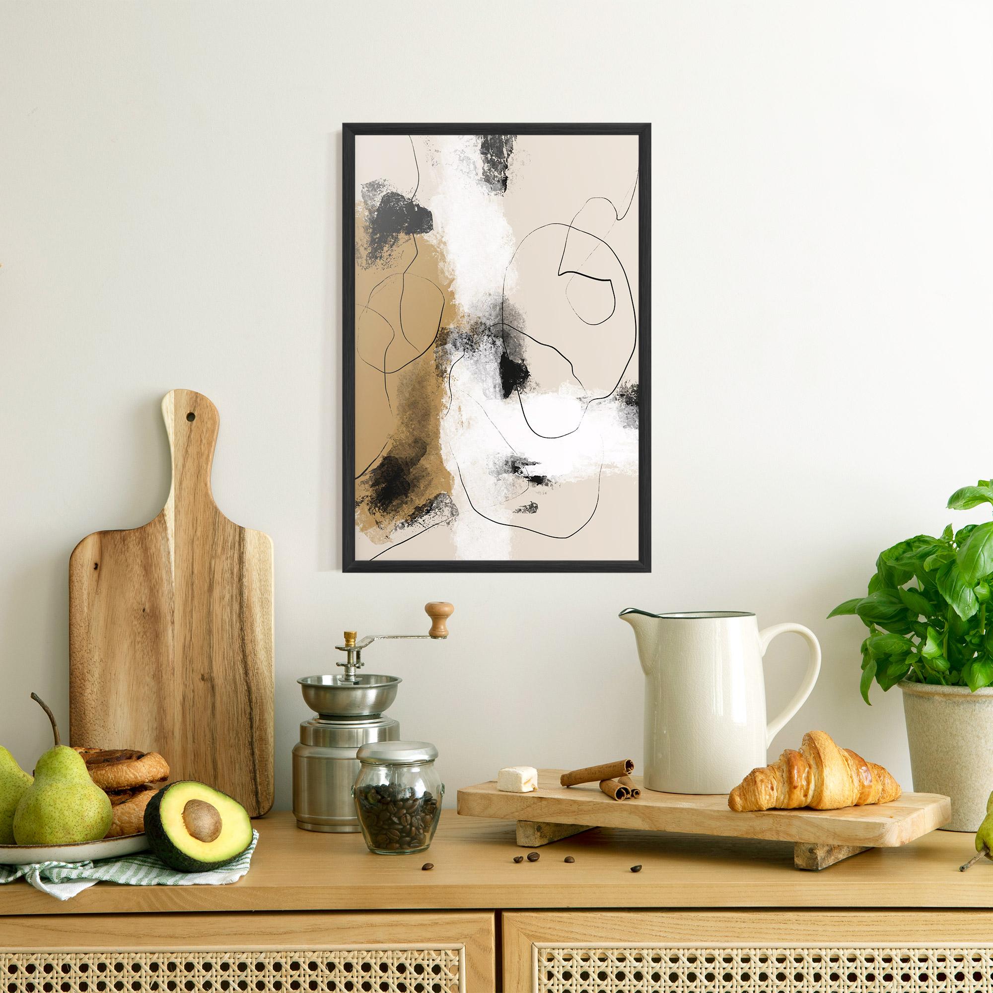 Keretezett Poszter Unique Acrylic Paintings mockup 8