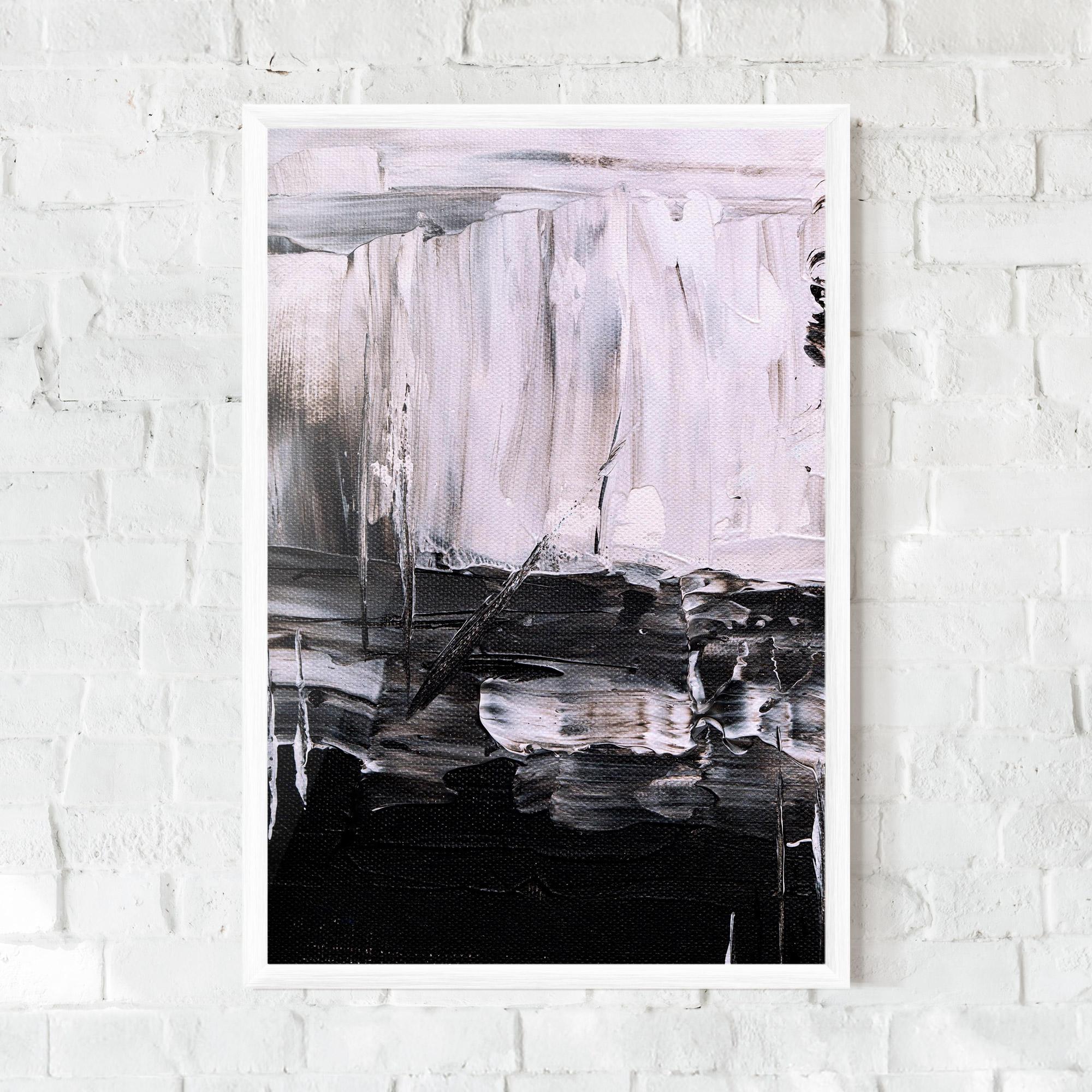 Keretezett Poszter Abstract Paintings mockup 0