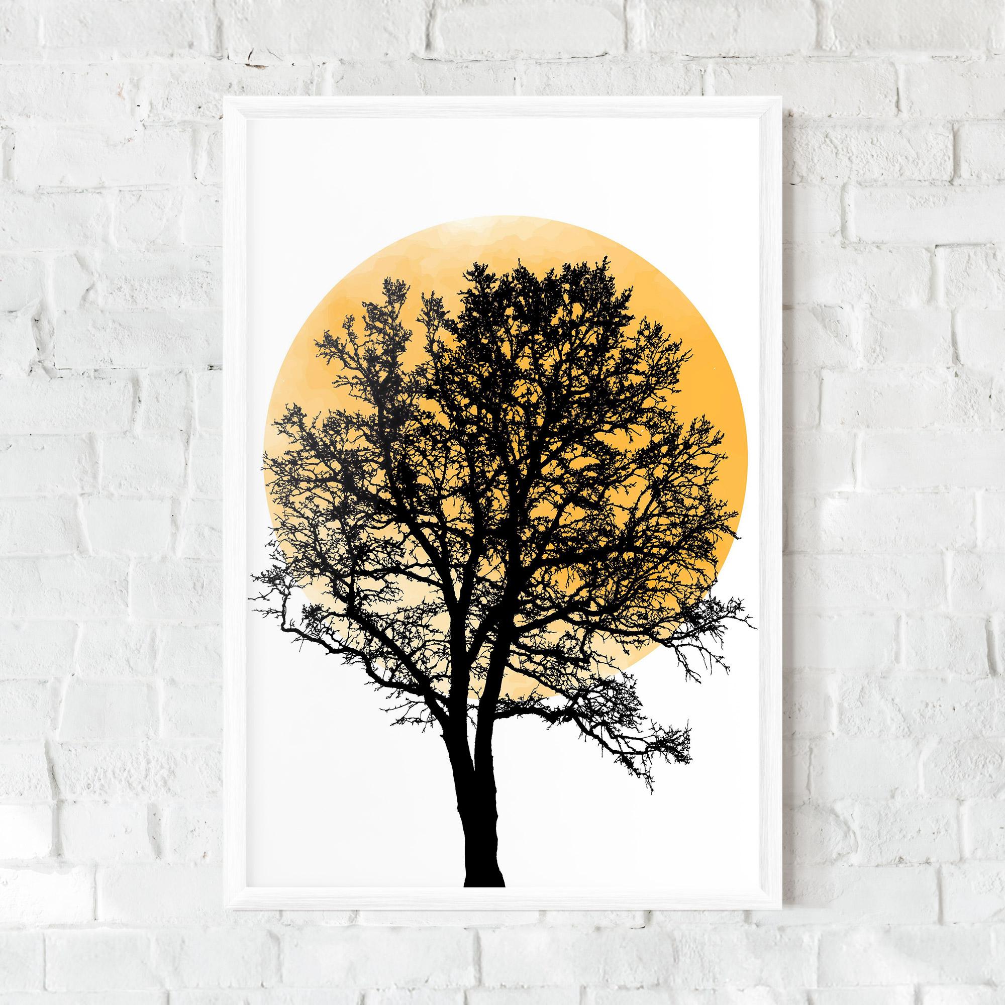 Keretezett Poszter Orange Sun 01 mockup 0