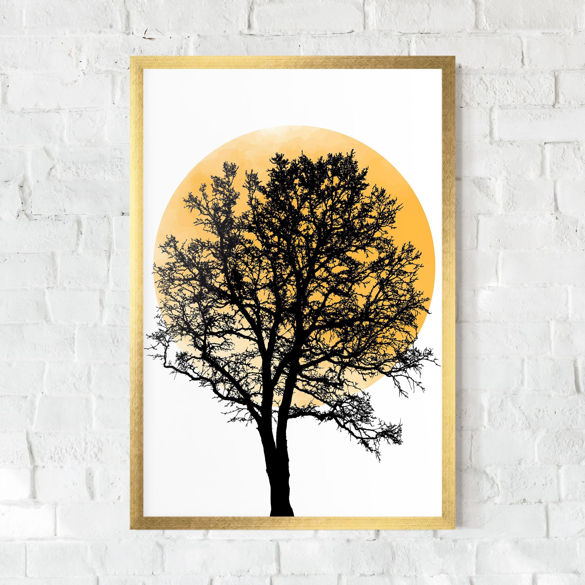 Keretezett Poszter Orange Sun 01 mockup 0