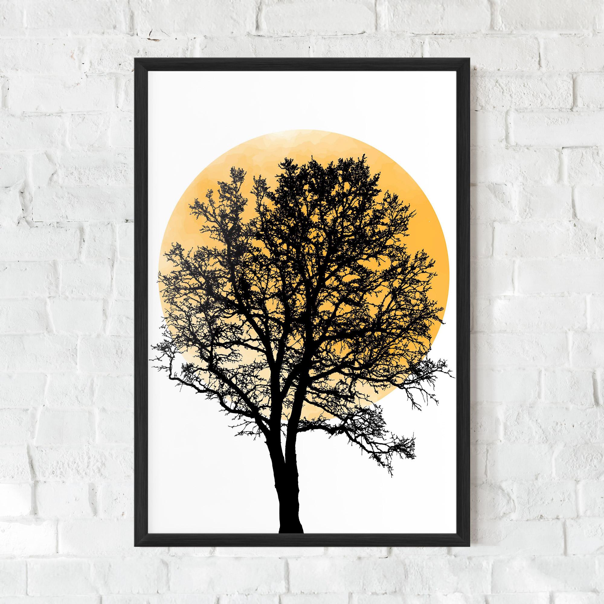 Keretezett Poszter Orange Sun 01 mockup 0