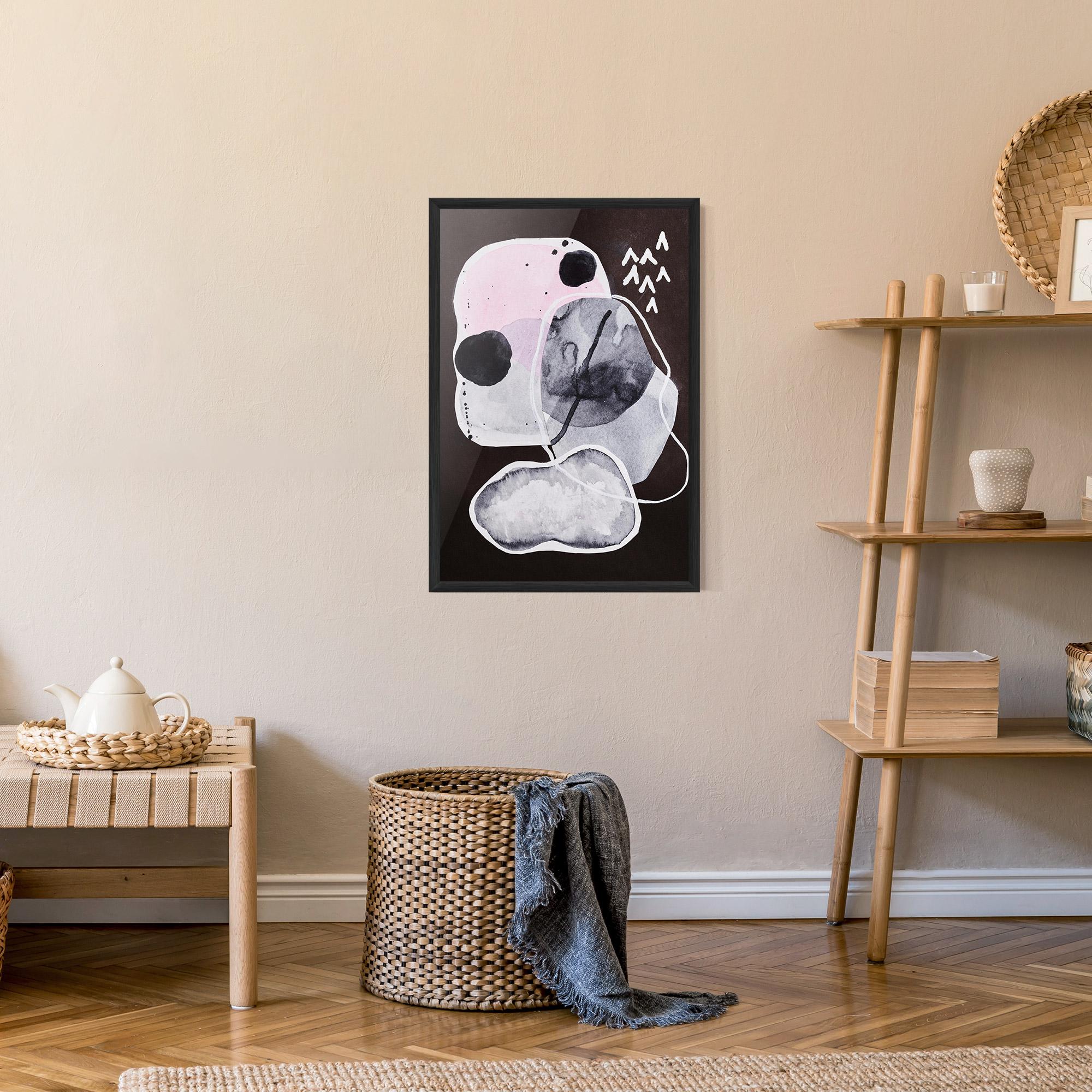 Keretezett Poszter Abstract Collage mockup 9