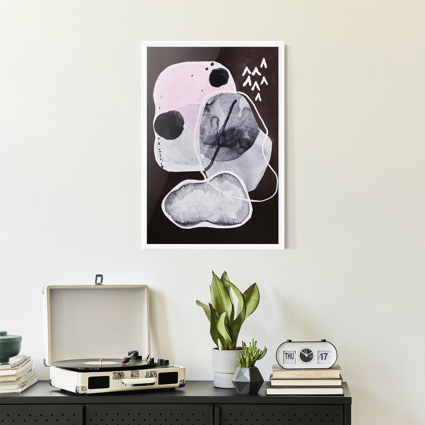 Keretezett Poszter Abstract Collage mockup 2