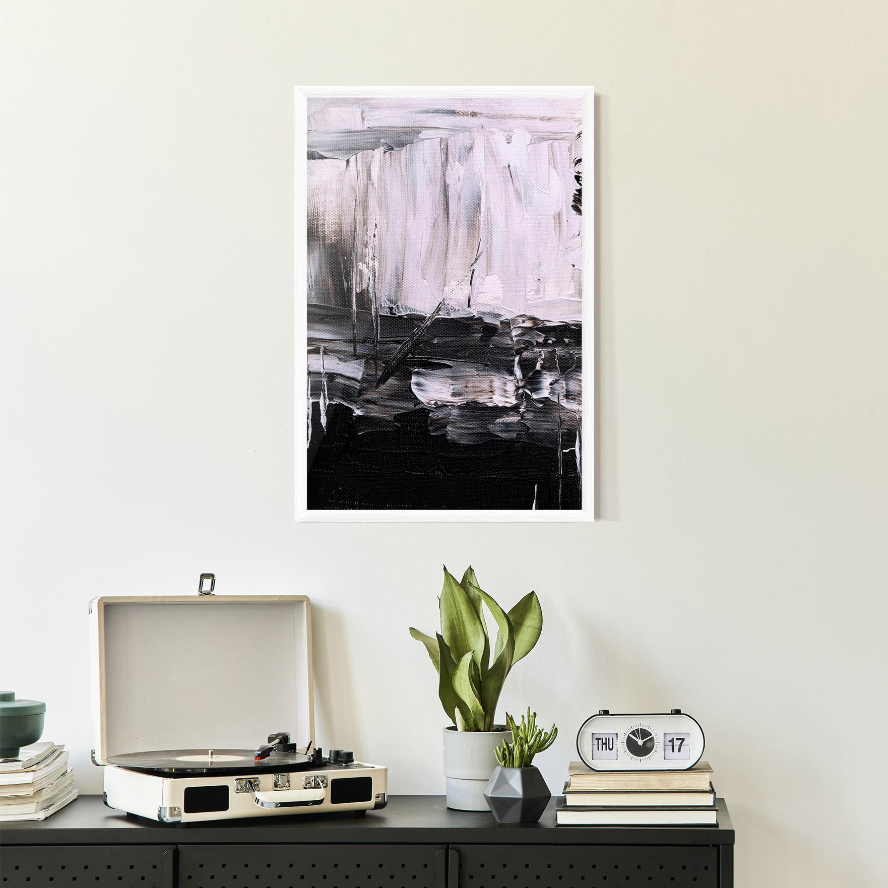 Keretezett Poszter Abstract Paintings mockup 2