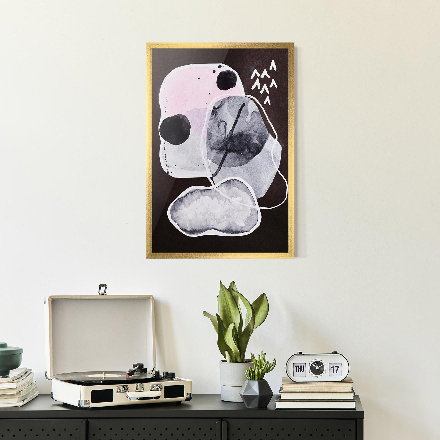 Keretezett Poszter Abstract Collage mockup 2