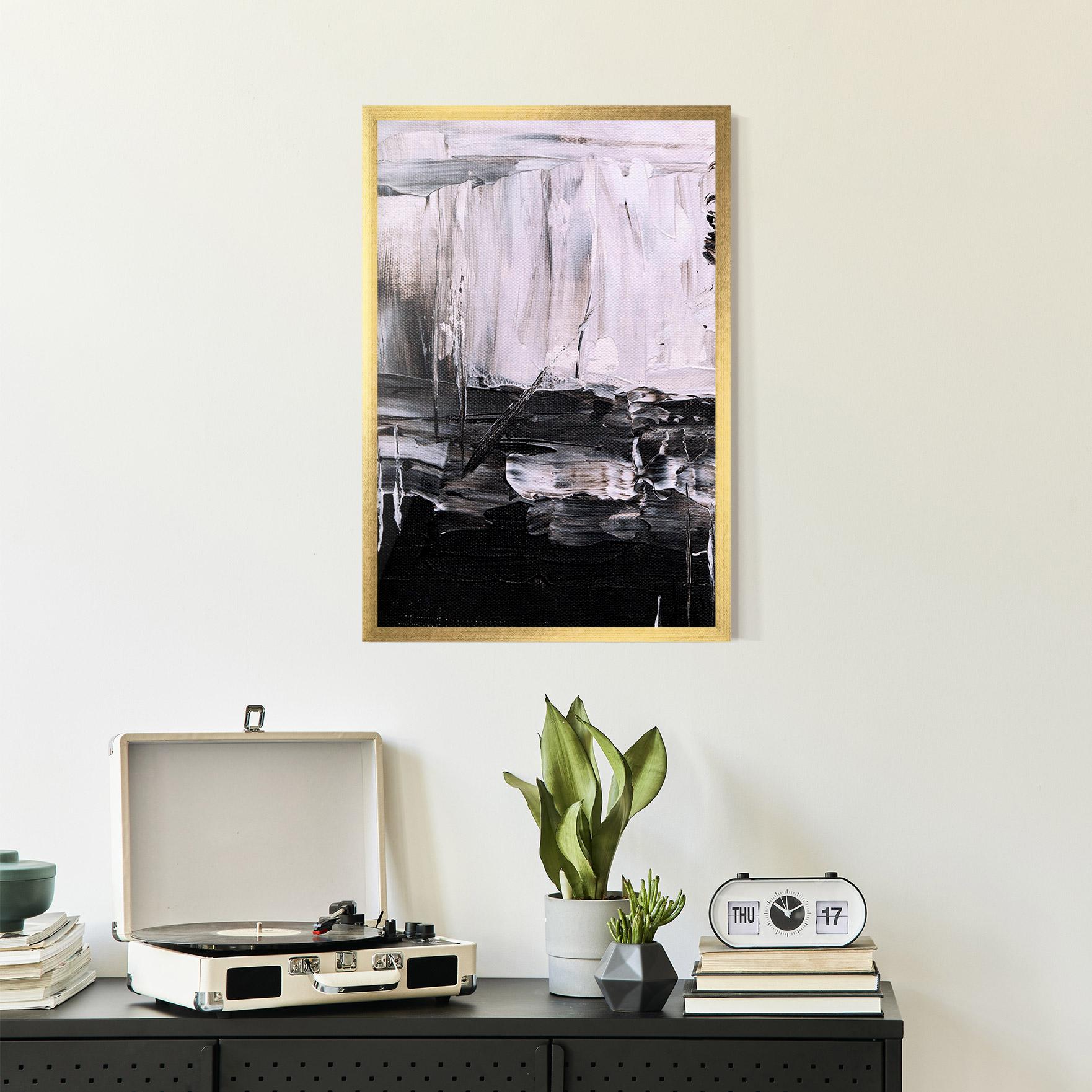 Keretezett Poszter Abstract Paintings mockup 2