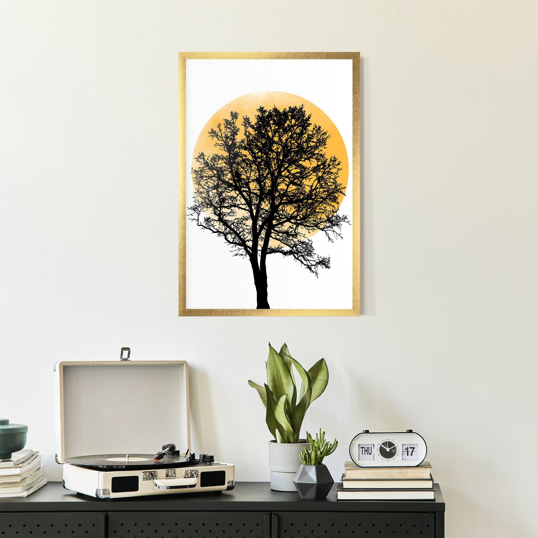 Keretezett Poszter Orange Sun 01 mockup 2