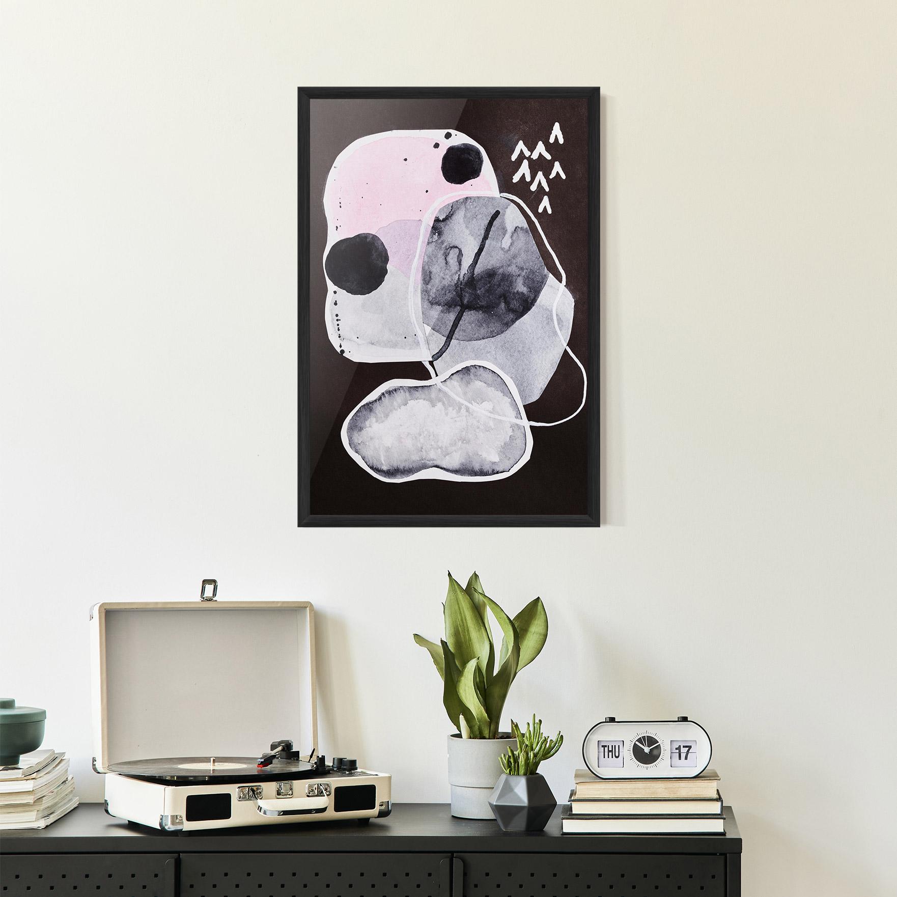 Keretezett Poszter Abstract Collage mockup 2