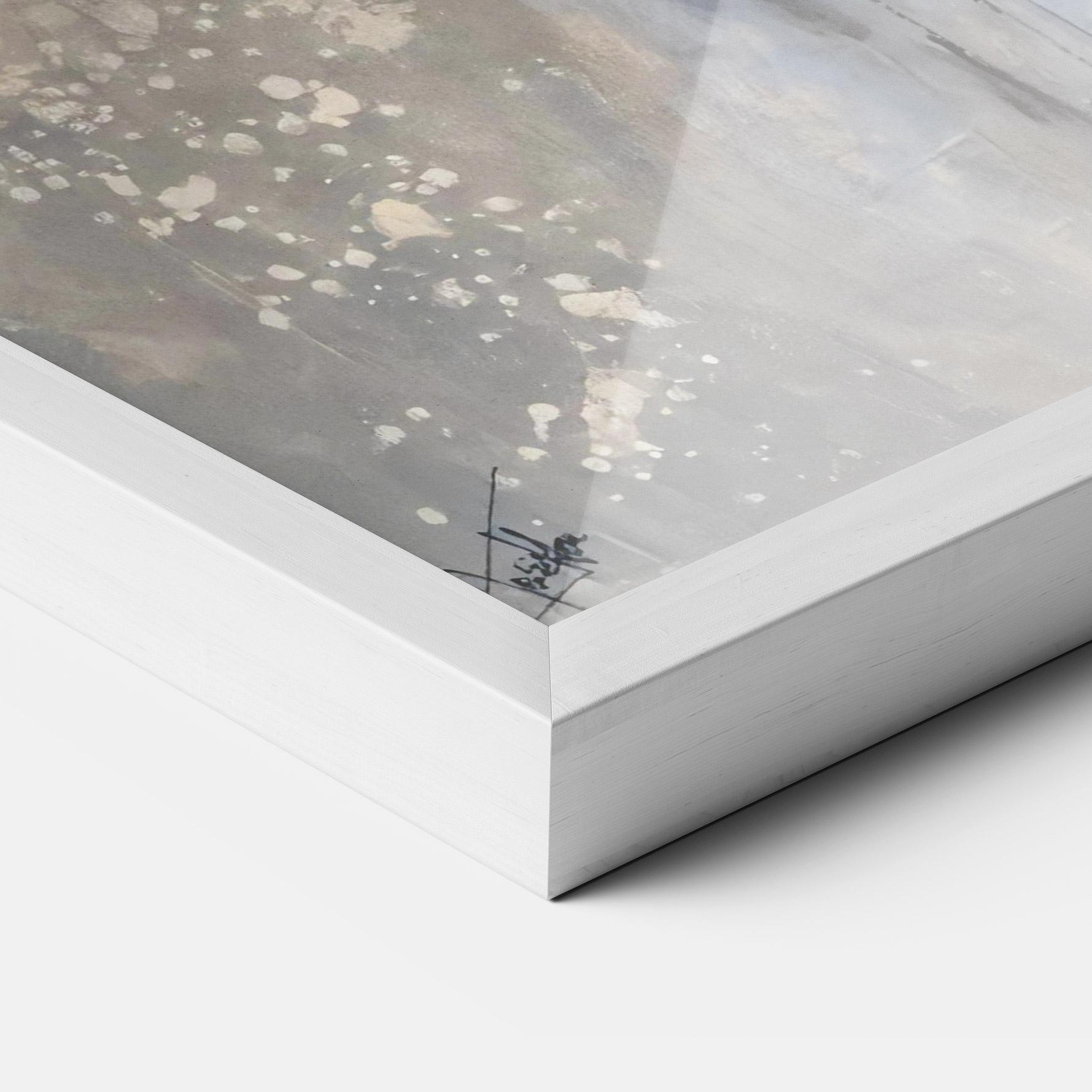 Keretezett Poszter Abstract Moons mockup 3